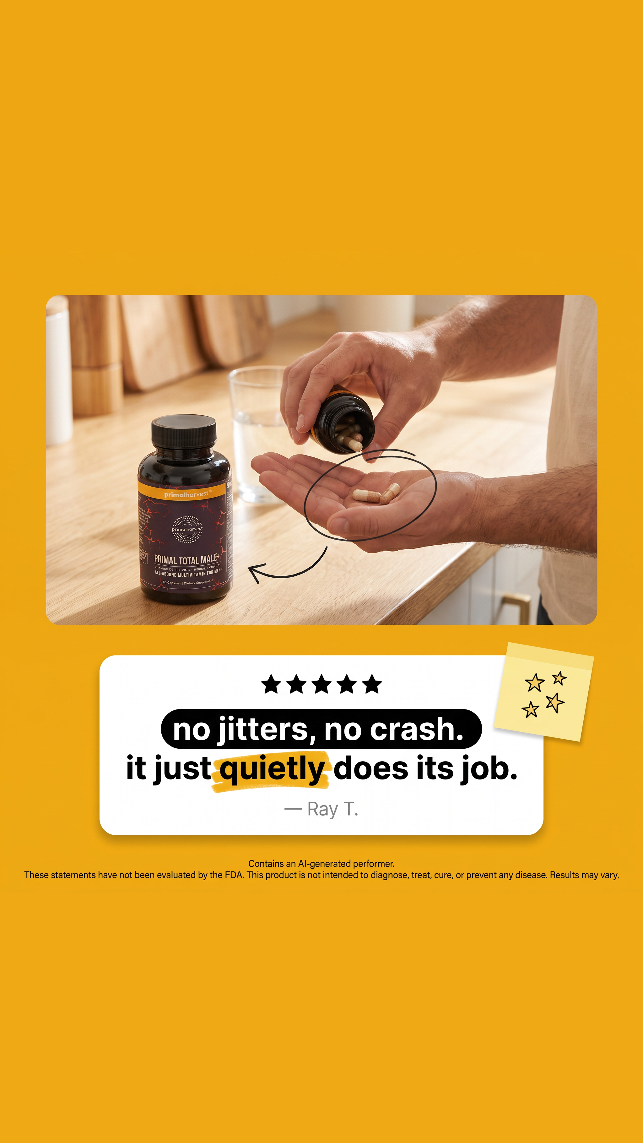 Primal Harvest Facebook ad: Support Healthy Hormone Levels