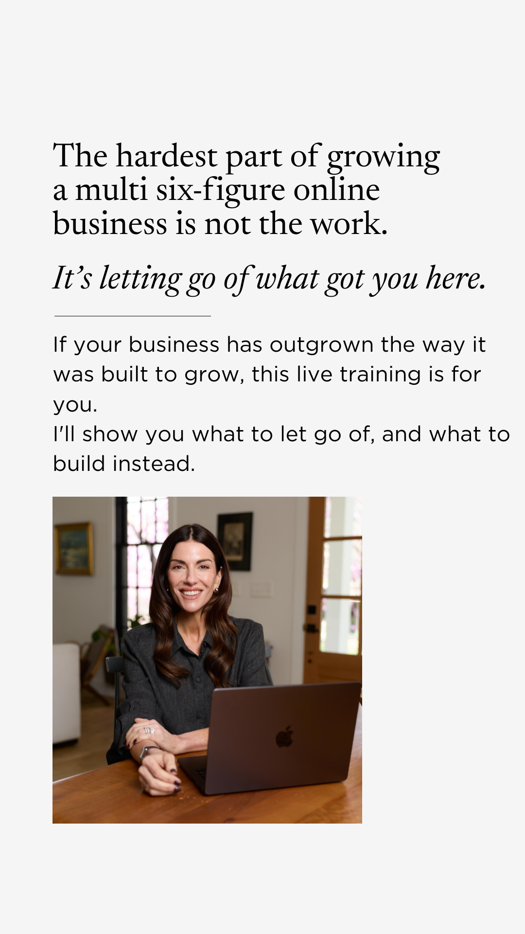 Amy Porterfield Facebook ad
