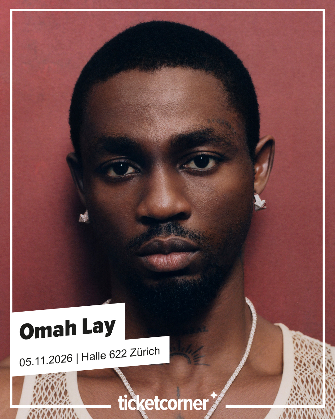 Ticketcorner Facebook ad: Omah Lay verbindet Afrobeats mit R&B und erschafft…