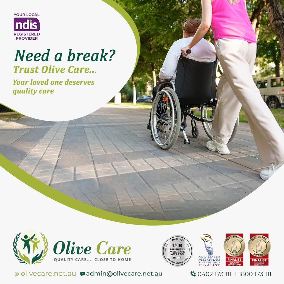 Olive Care Disability Services Facebook ad