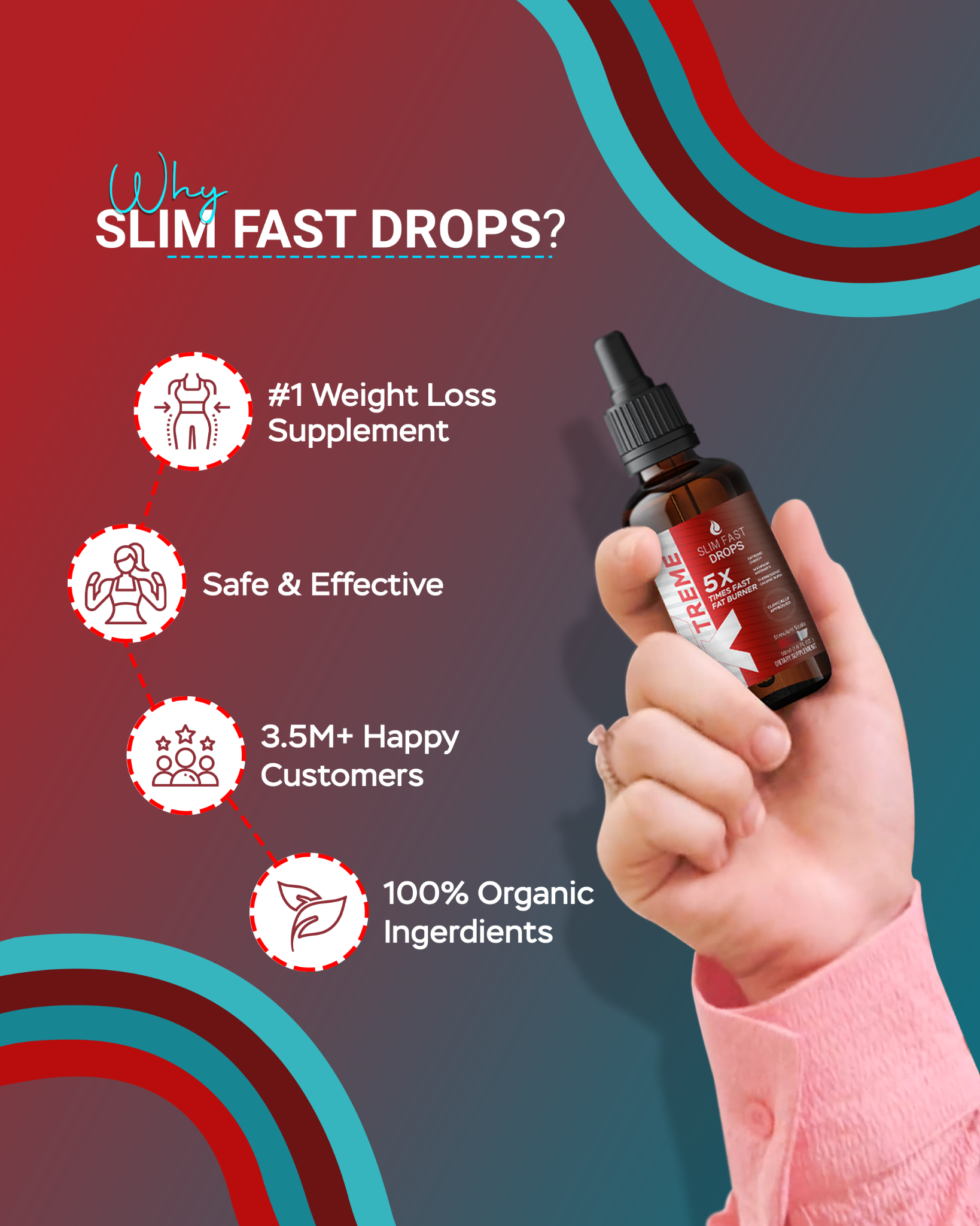 Slim Fast Drop Facebook ad