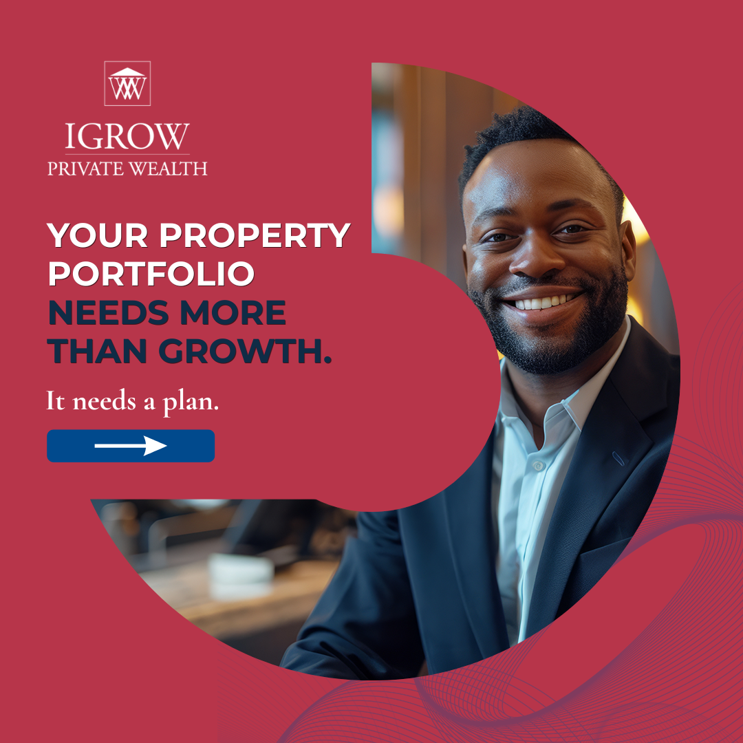 IGrow Private Wealth Facebook ad: Property is a powerful part of wealth creation…