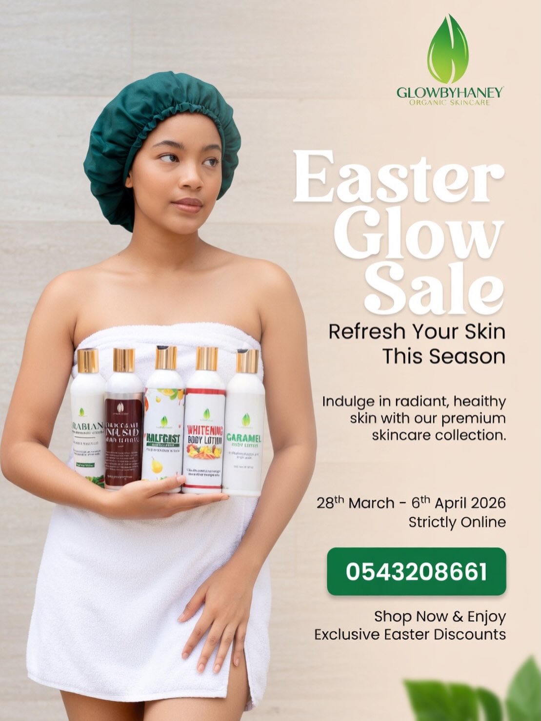 Glowbyhaney Facebook ad: PROMO ALERT �Your glowup starts here