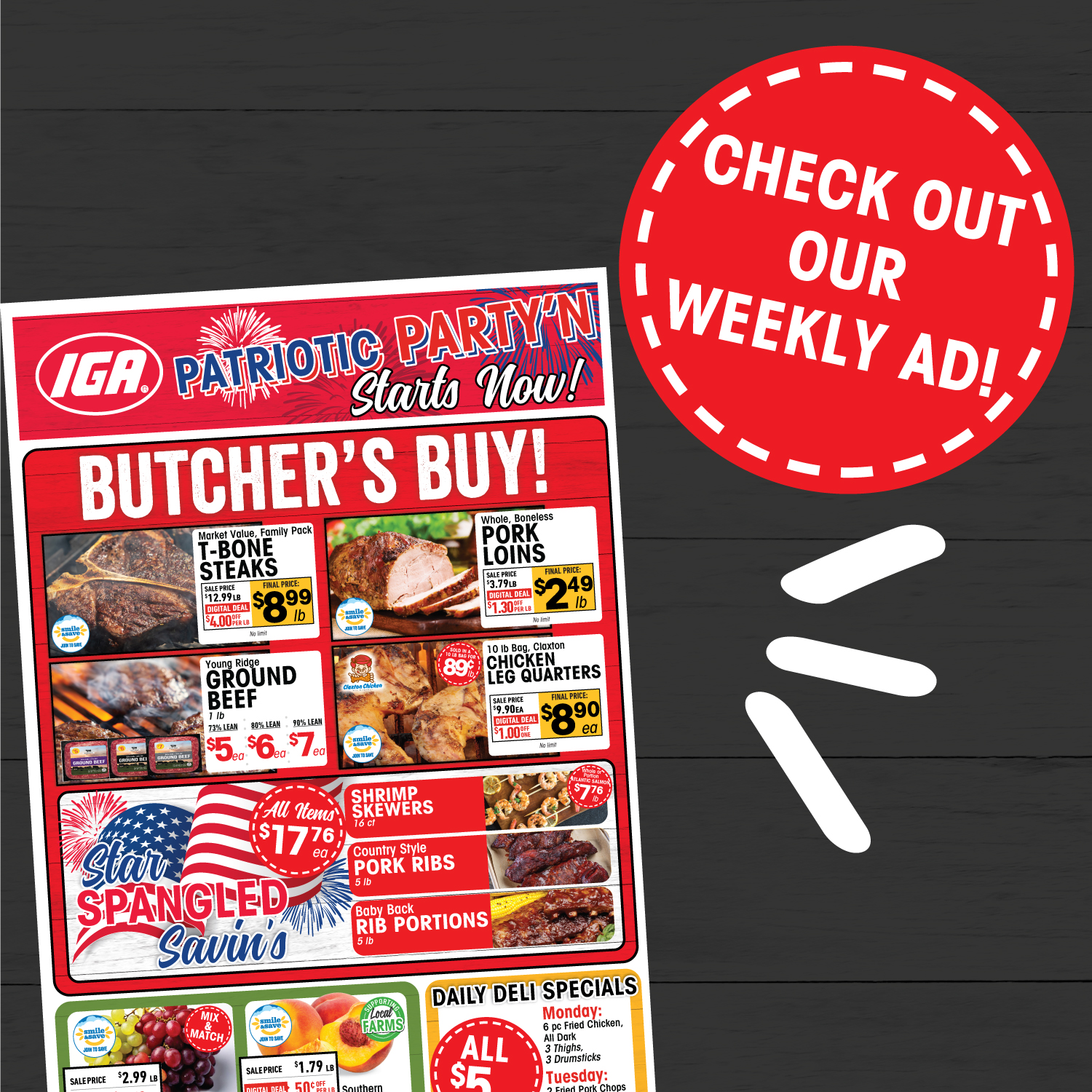 IGA Food Stores - Southeast Facebook ad