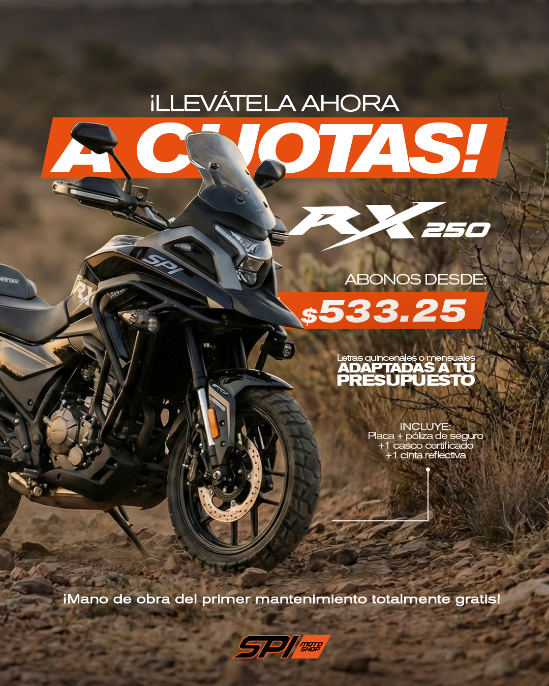 SPI MOTO SHOP Facebook ad