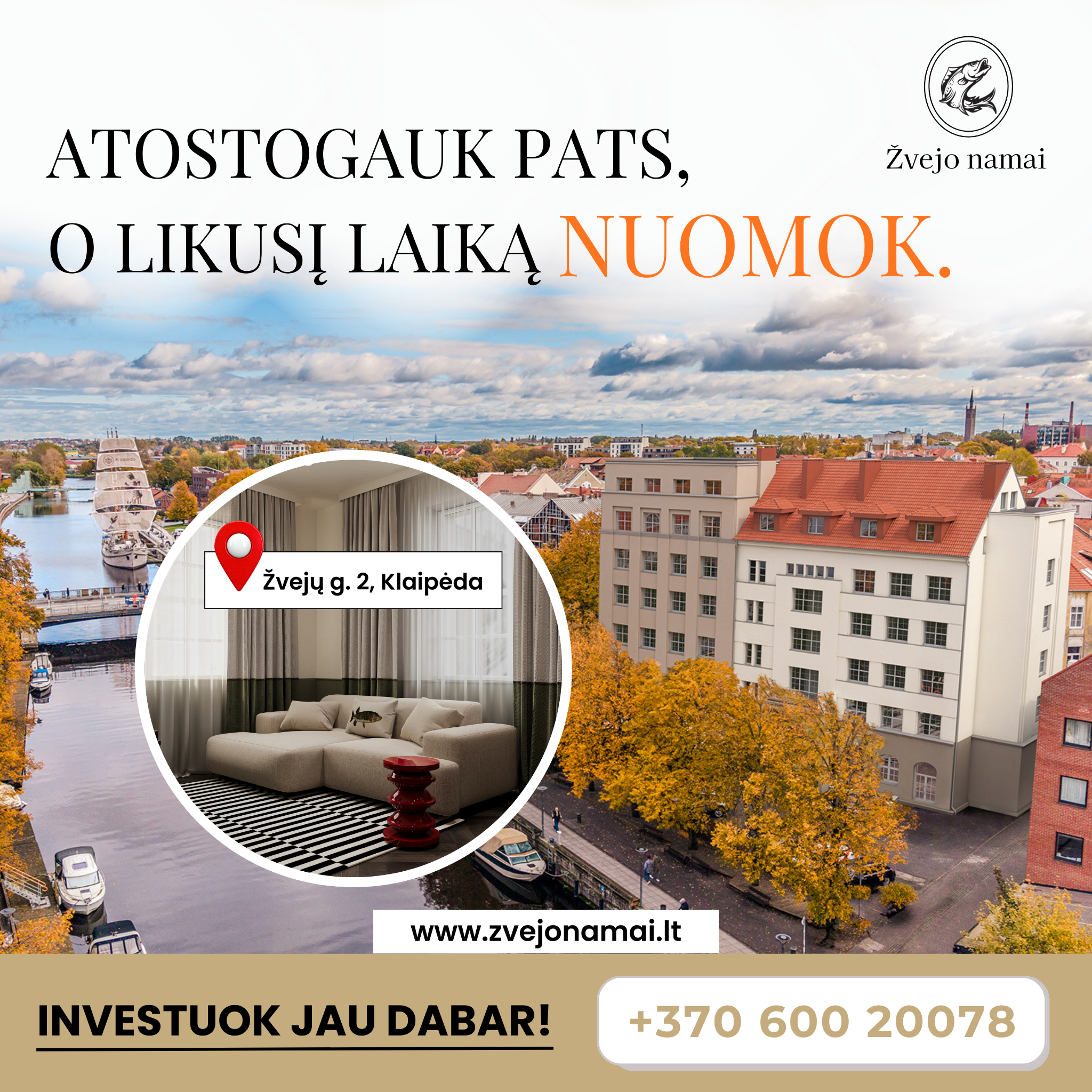 Žvejo namai Facebook ad: Investuok jau dabar!
