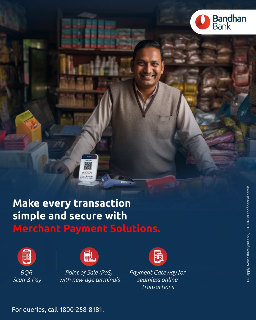 Bandhan Bank Facebook ad: Don’t miss a single sale.