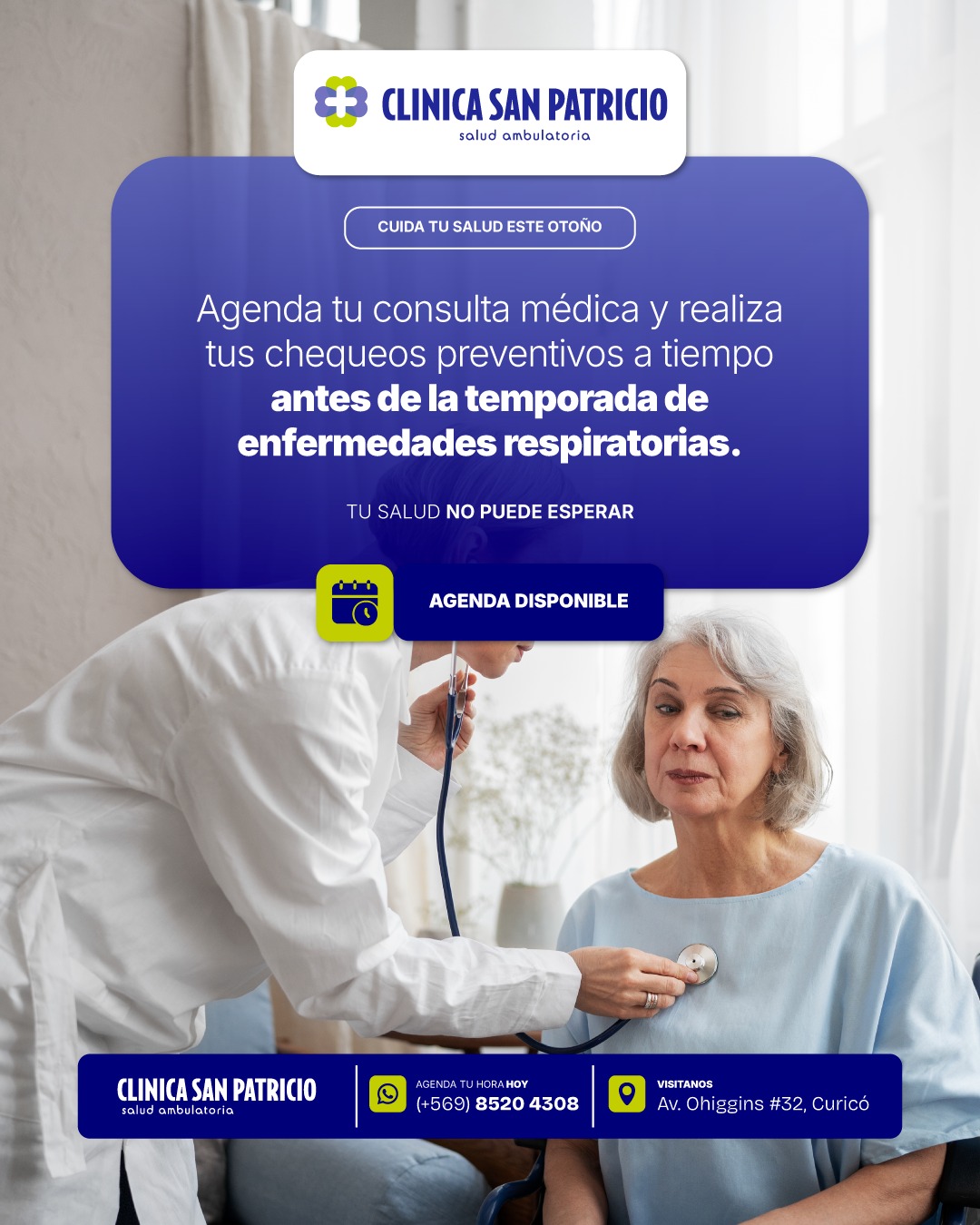 Clínica San Patricio Facebook ad: Cuida tu salud este otoño