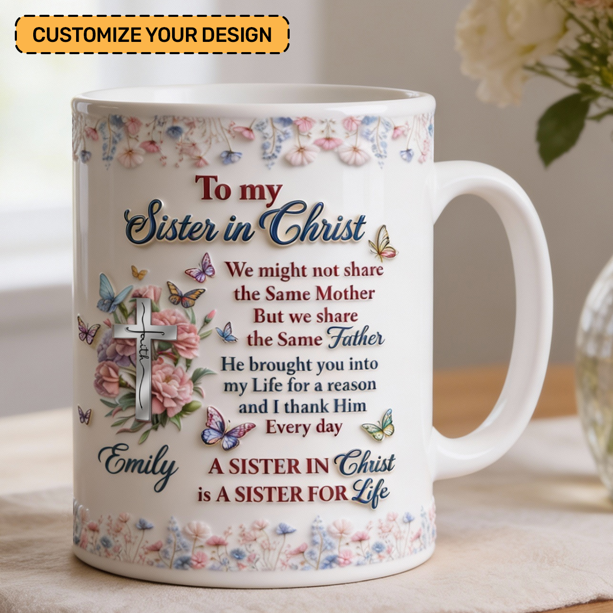 Jesuspirit - Family Gifts Facebook ad: Personalized Ceramic Coffee Mug
