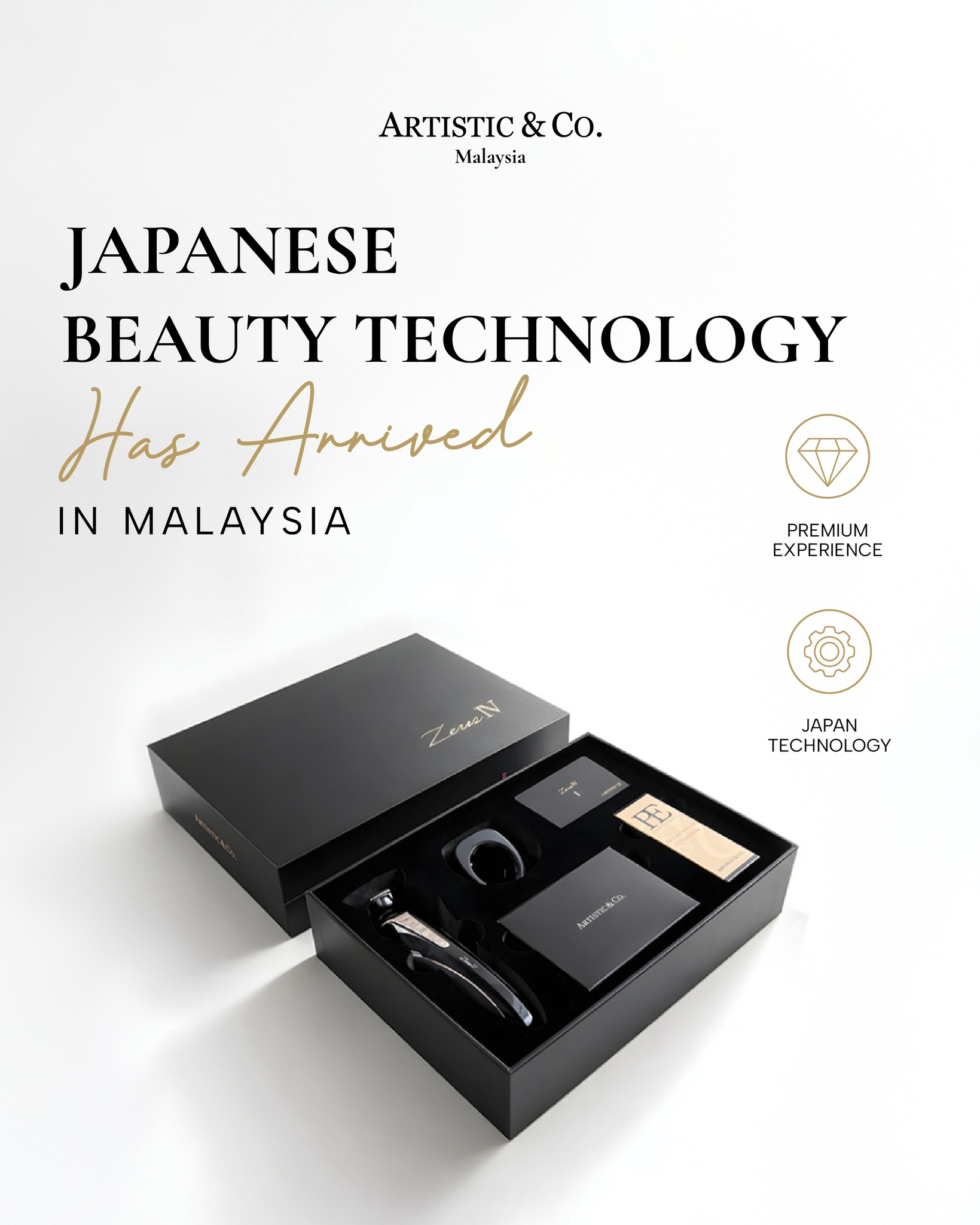 Artistic&Co. Malaysia Facebook ad: Japanese Beauty Technology Has Arrived in Malaysia!