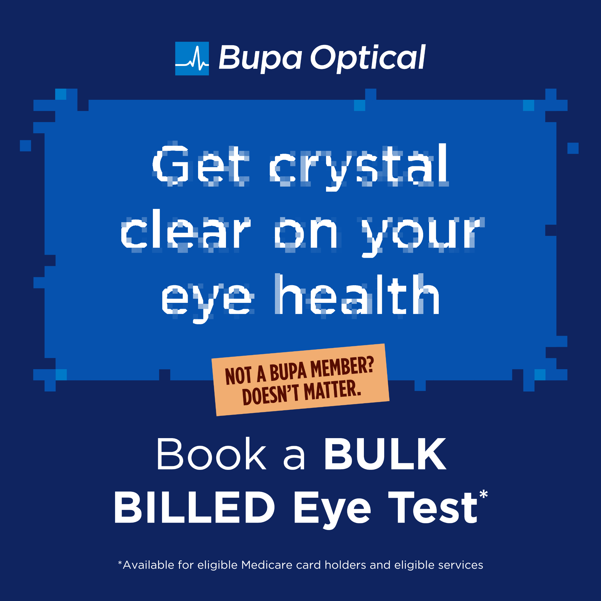 Bupa Optical Australia Facebook ad