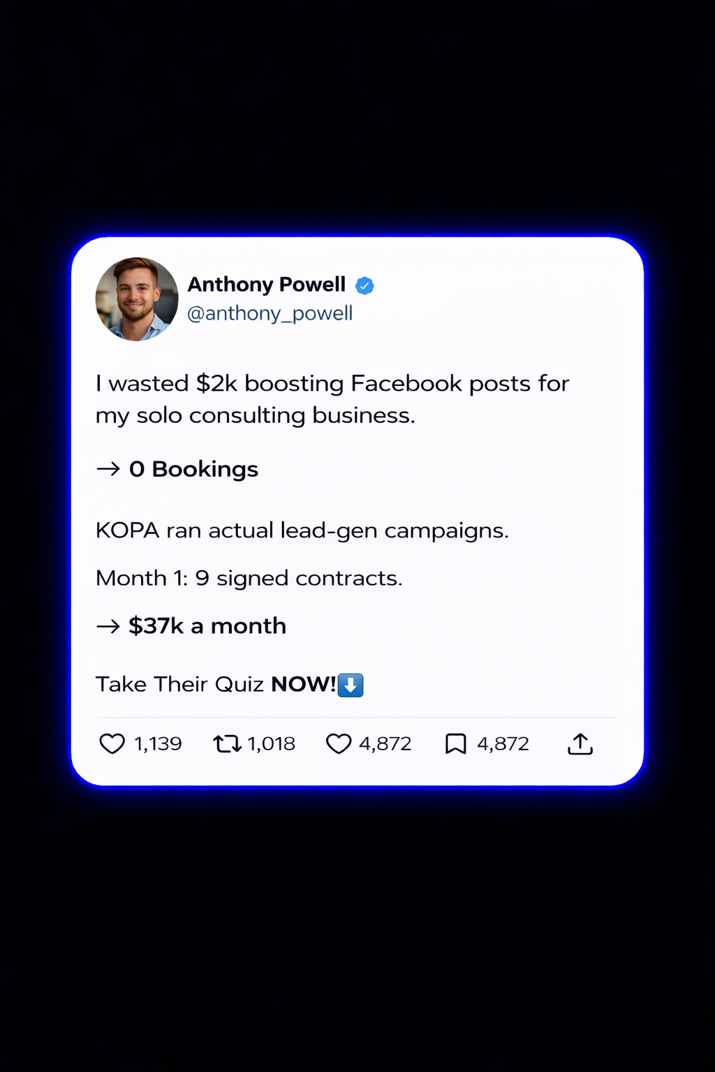 kopa.ai Facebook ad