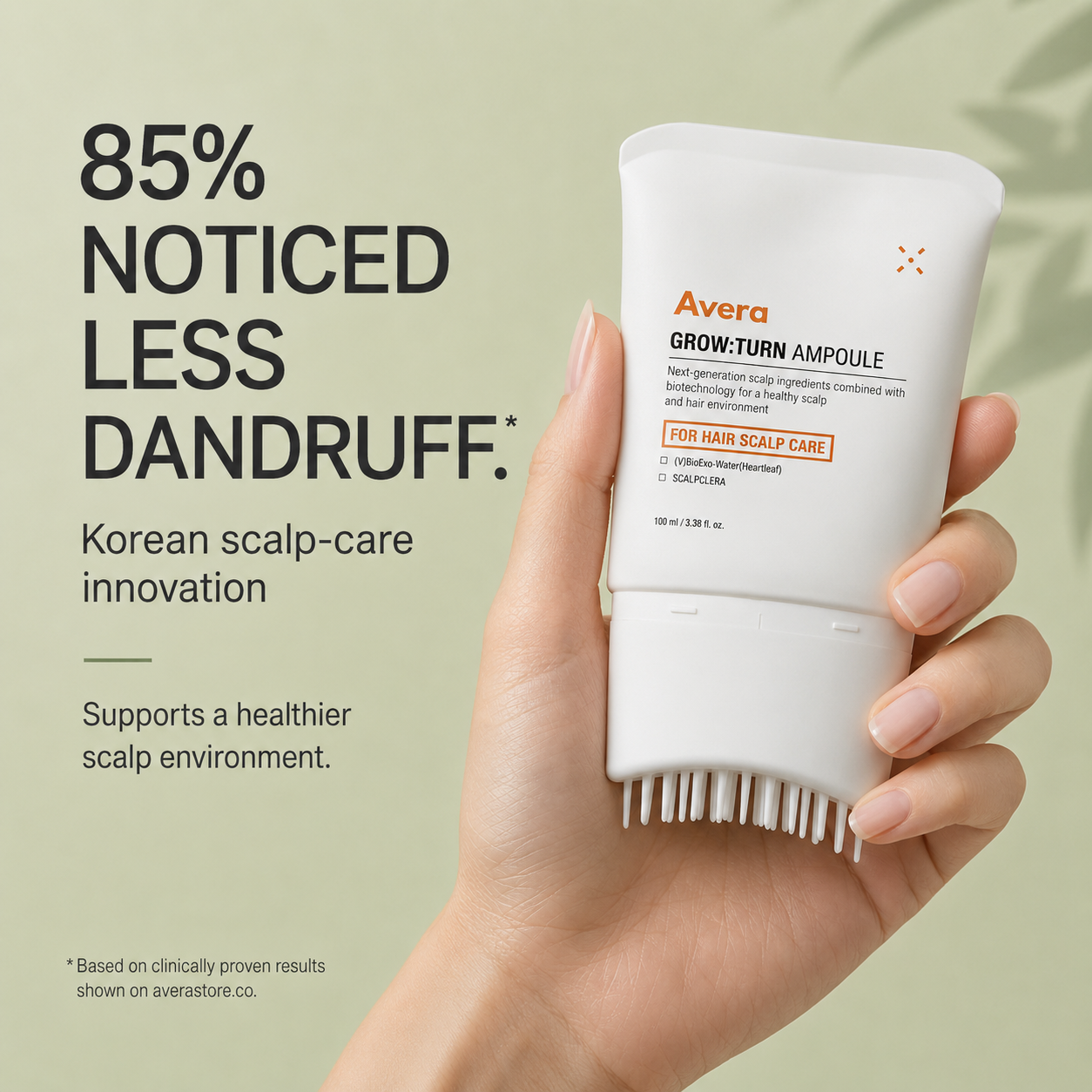 Avera Facebook ad: Korea's #1 Hair Growth Serum