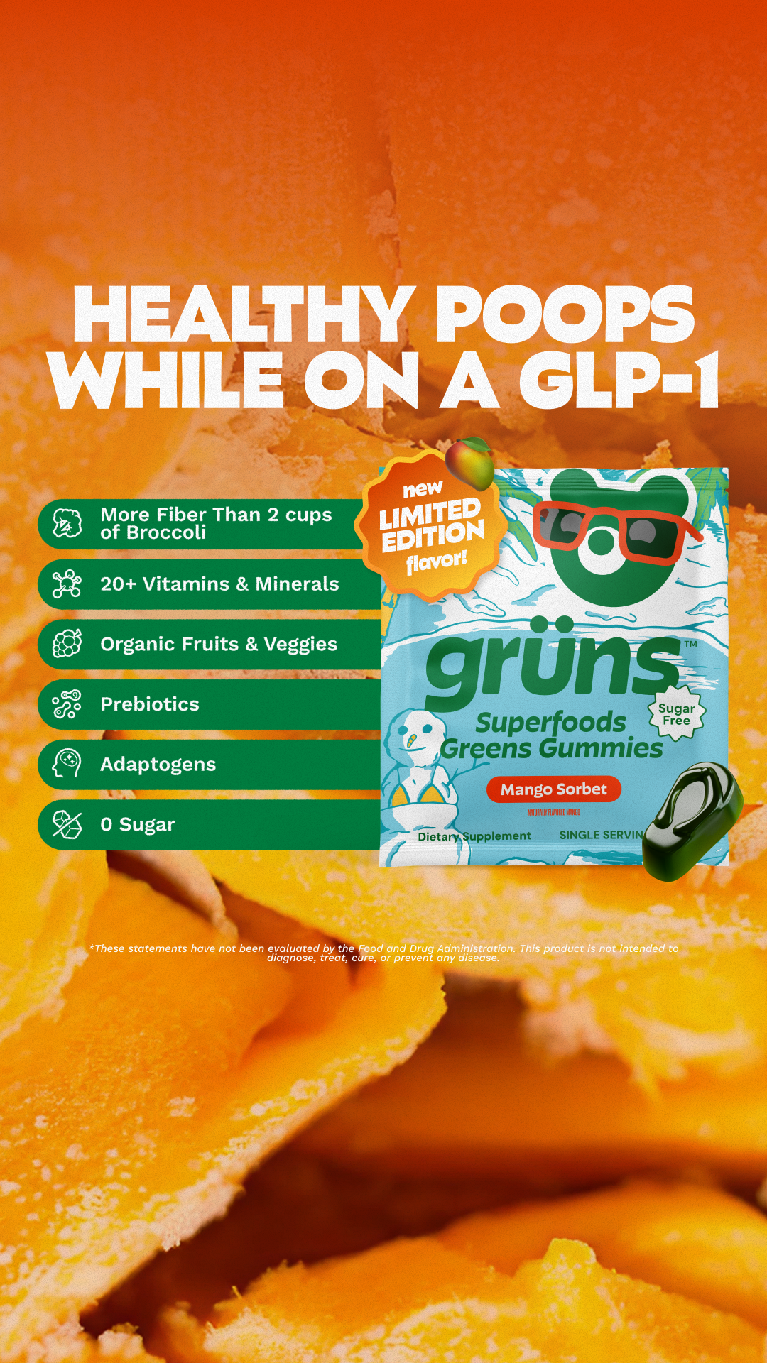 Grüns Facebook ad
