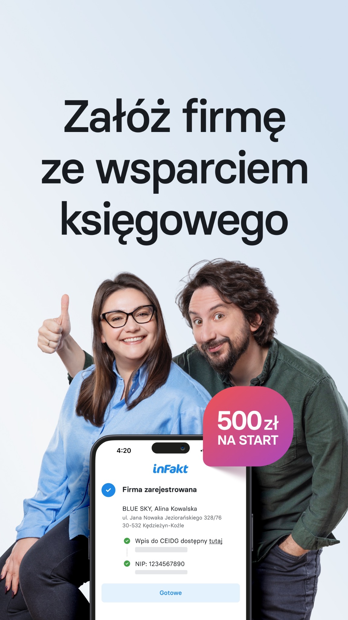 inFakt Facebook ad from Jun 12, 2026