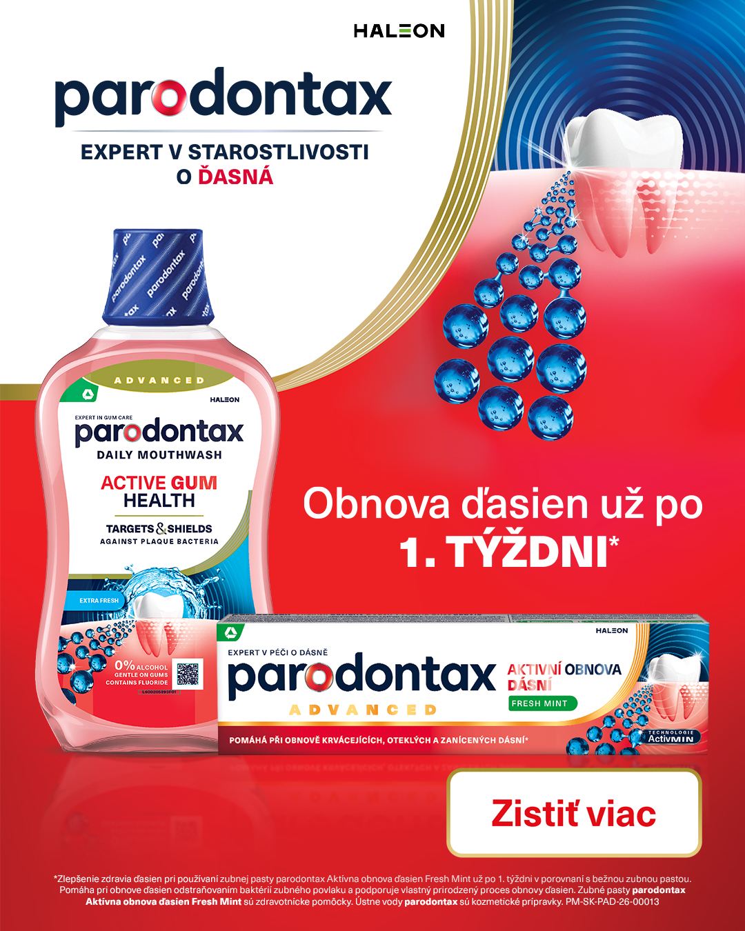 parodontax Facebook ad