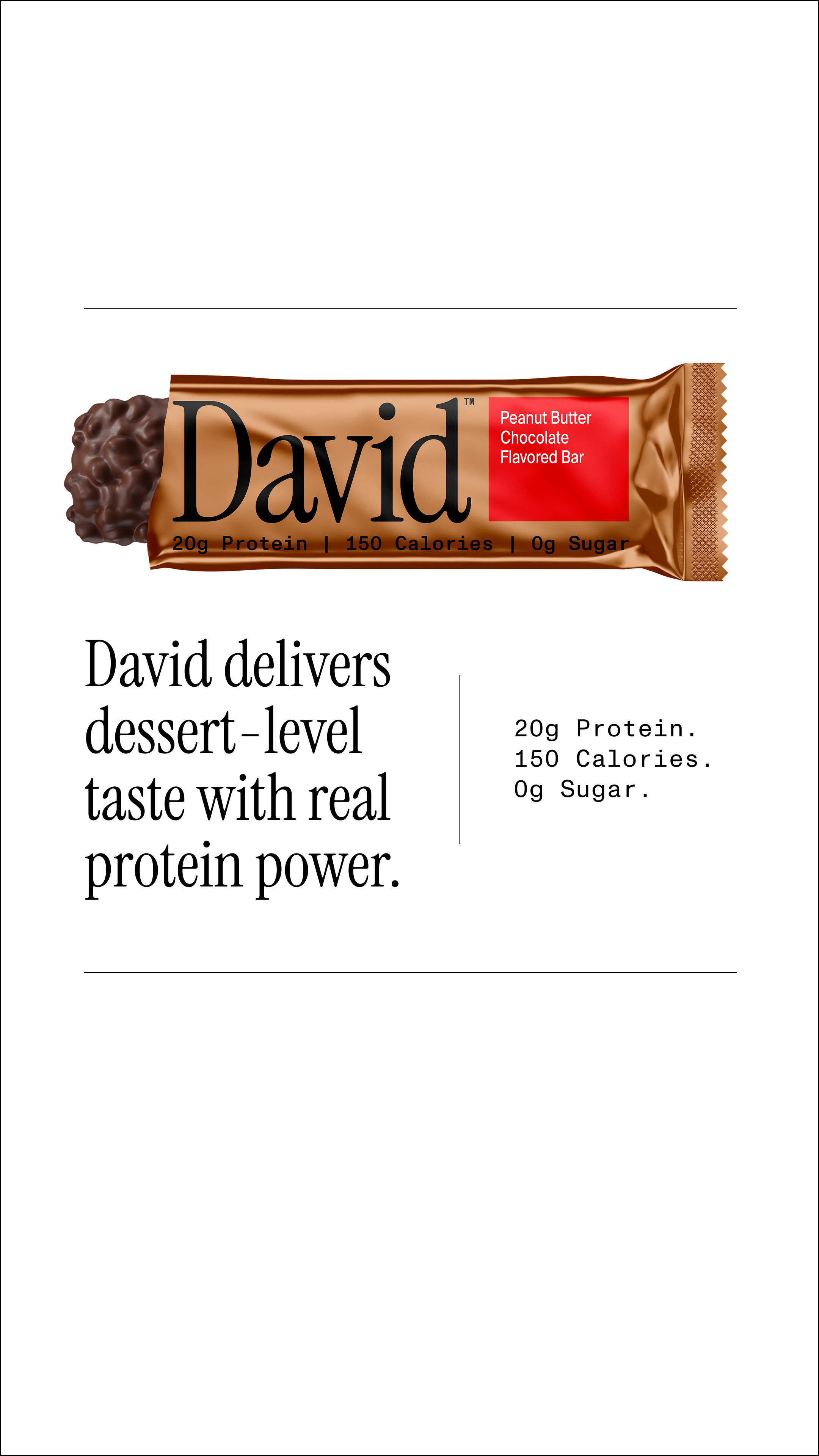 David Protein Facebook ad