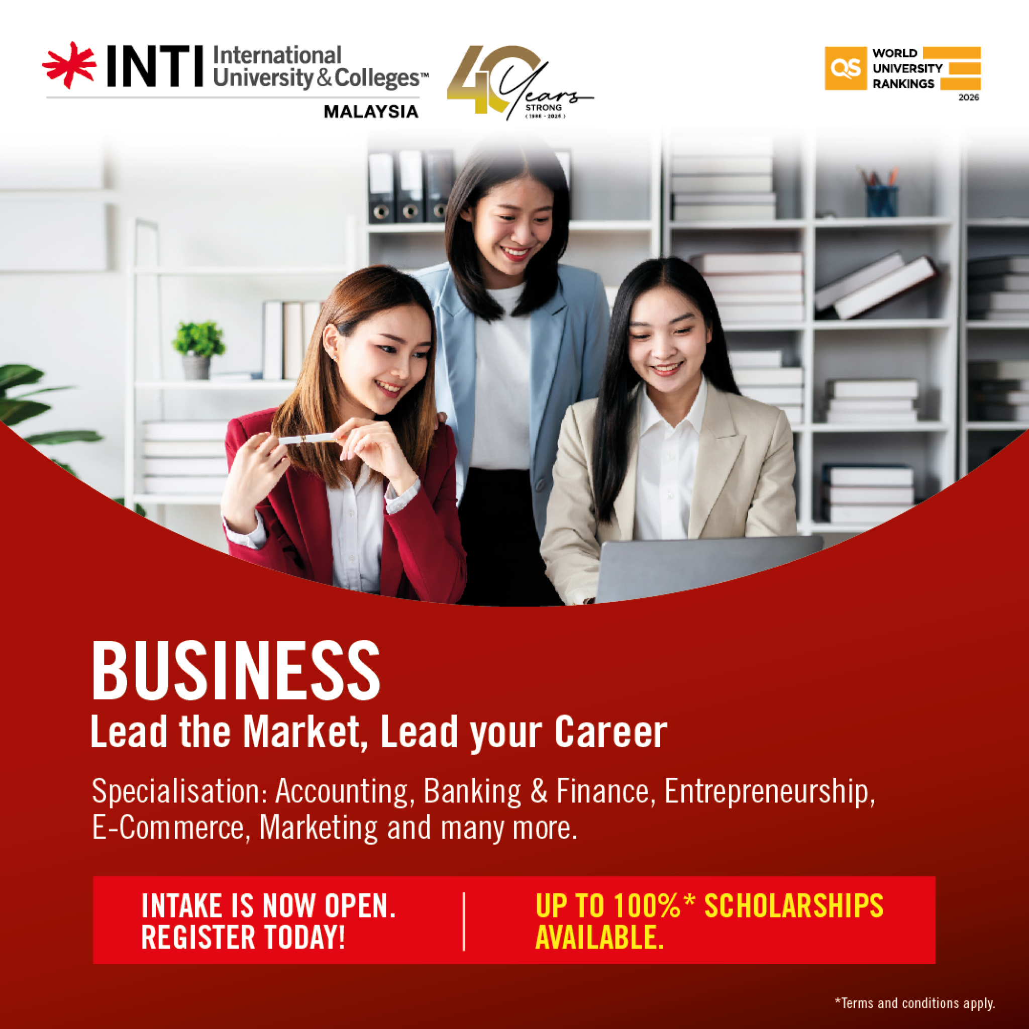 INTI International University & Colleges Facebook ad