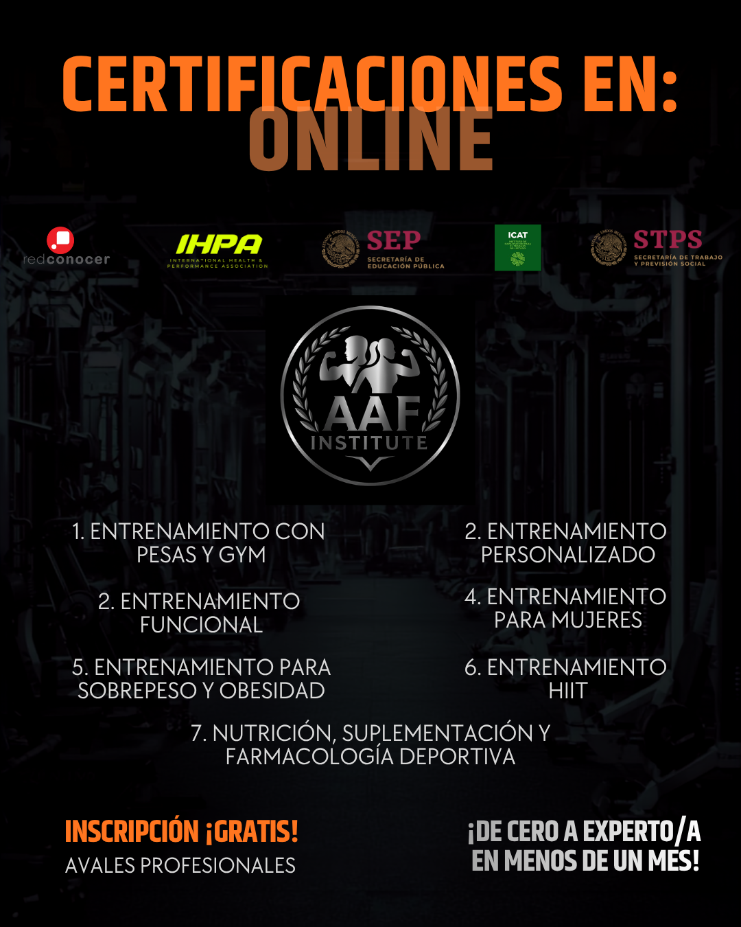 AAF Institute Facebook ad