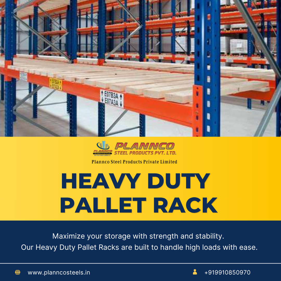 Plannco Steel Products Facebook ad: Upgrade Your Warehouse Storage Today!