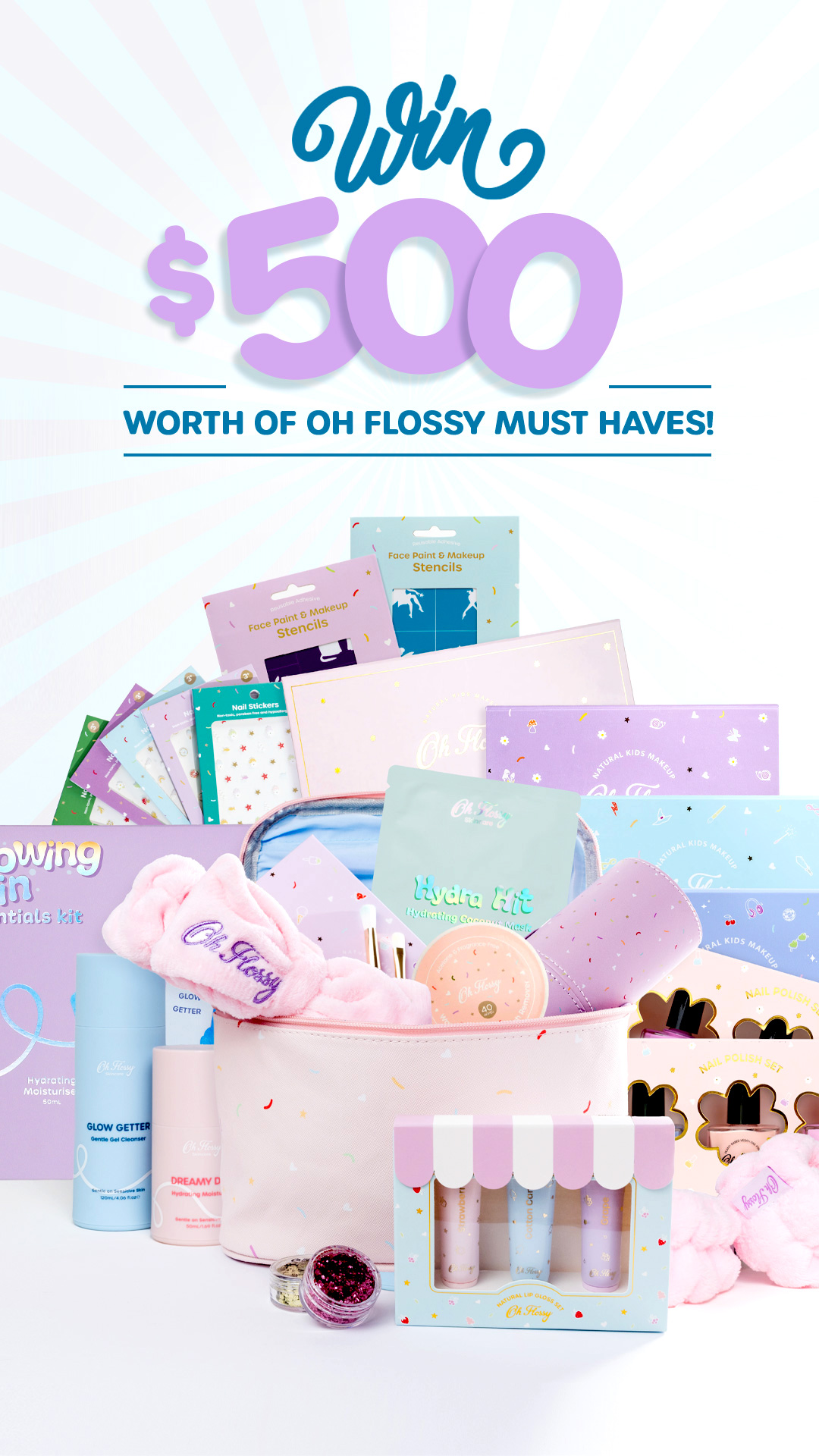 Oh Flossy Kids Makeup Facebook ad