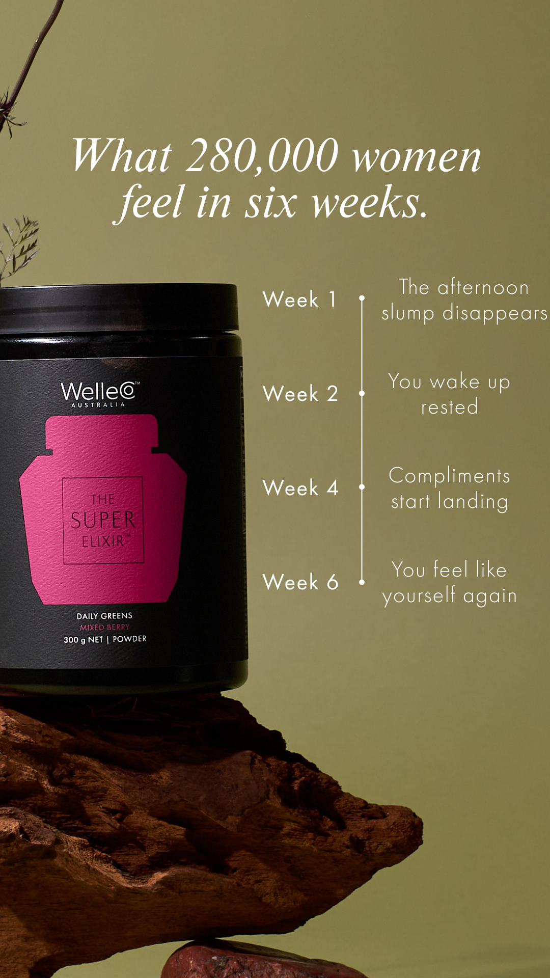 WelleCo Facebook ad