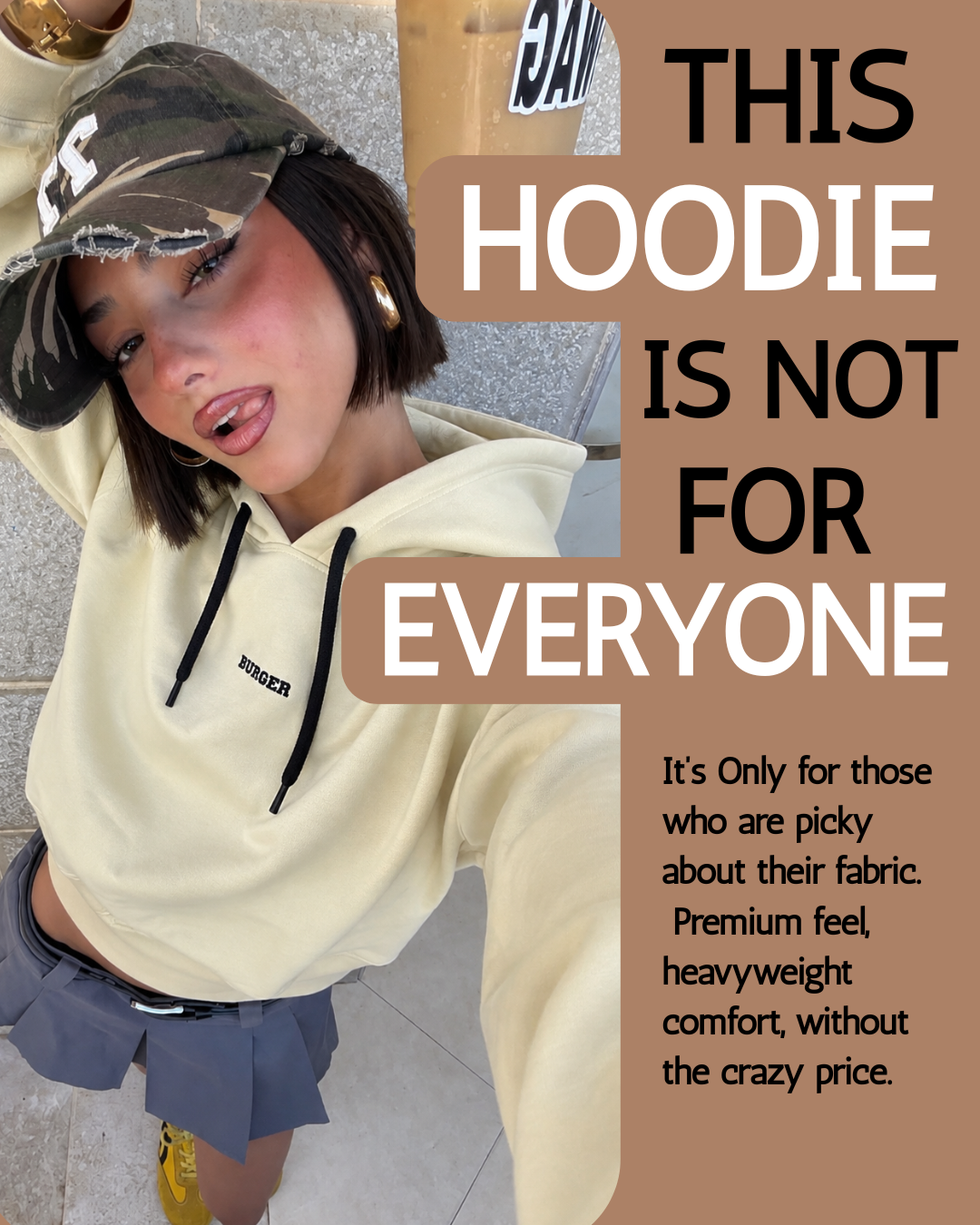 Burger.Bae Facebook ad: Hoodie Behaviour
