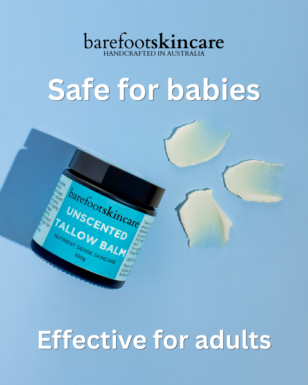 Barefoot Skincare Co Facebook ad