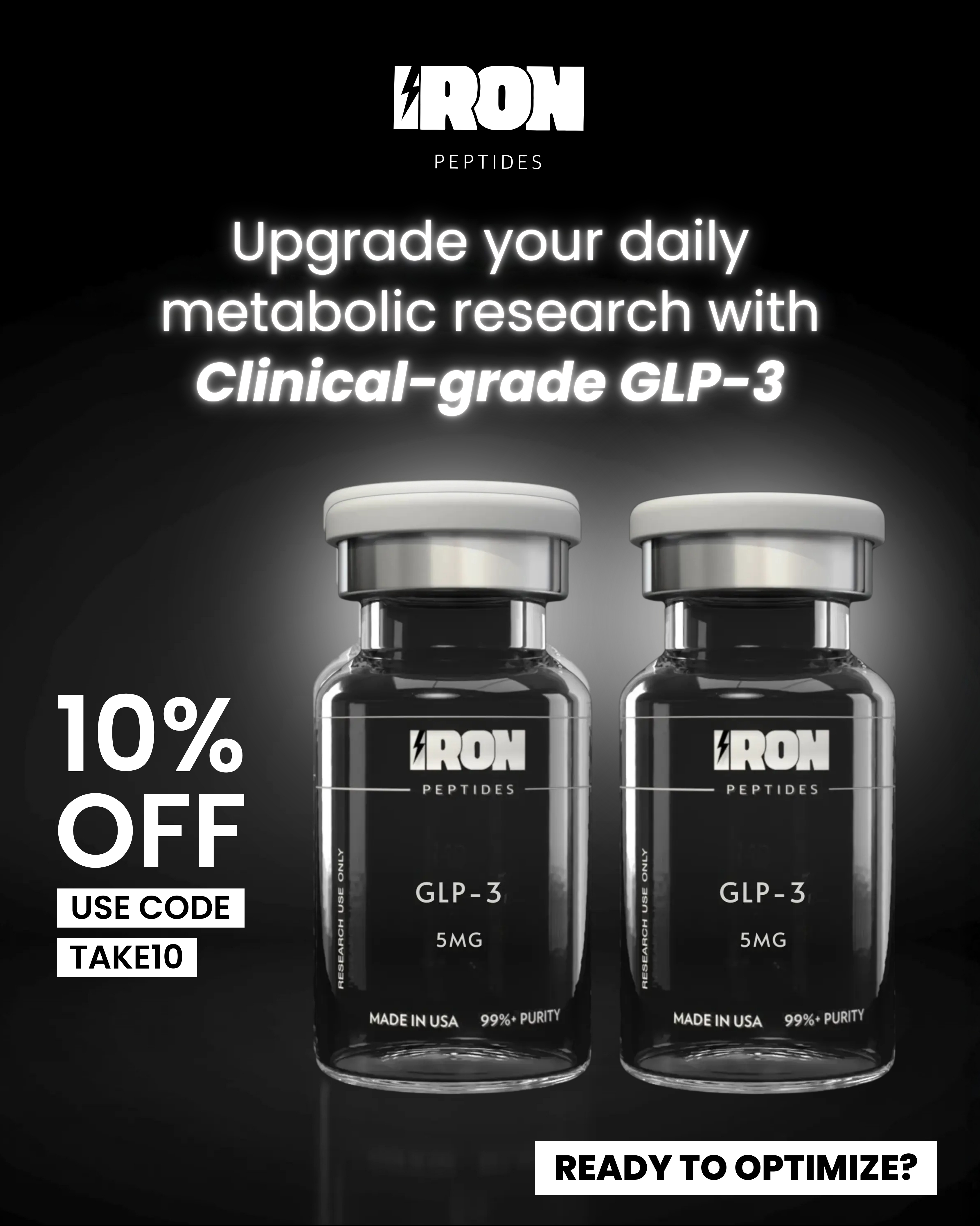 IRON Ebook Facebook ad: Health Human, Evidence-Based Wellness