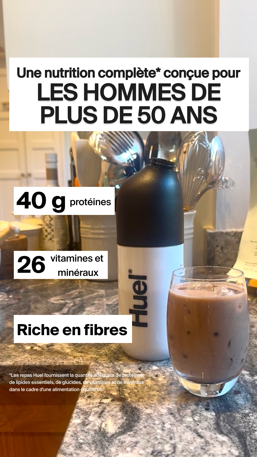 Huel Facebook ad