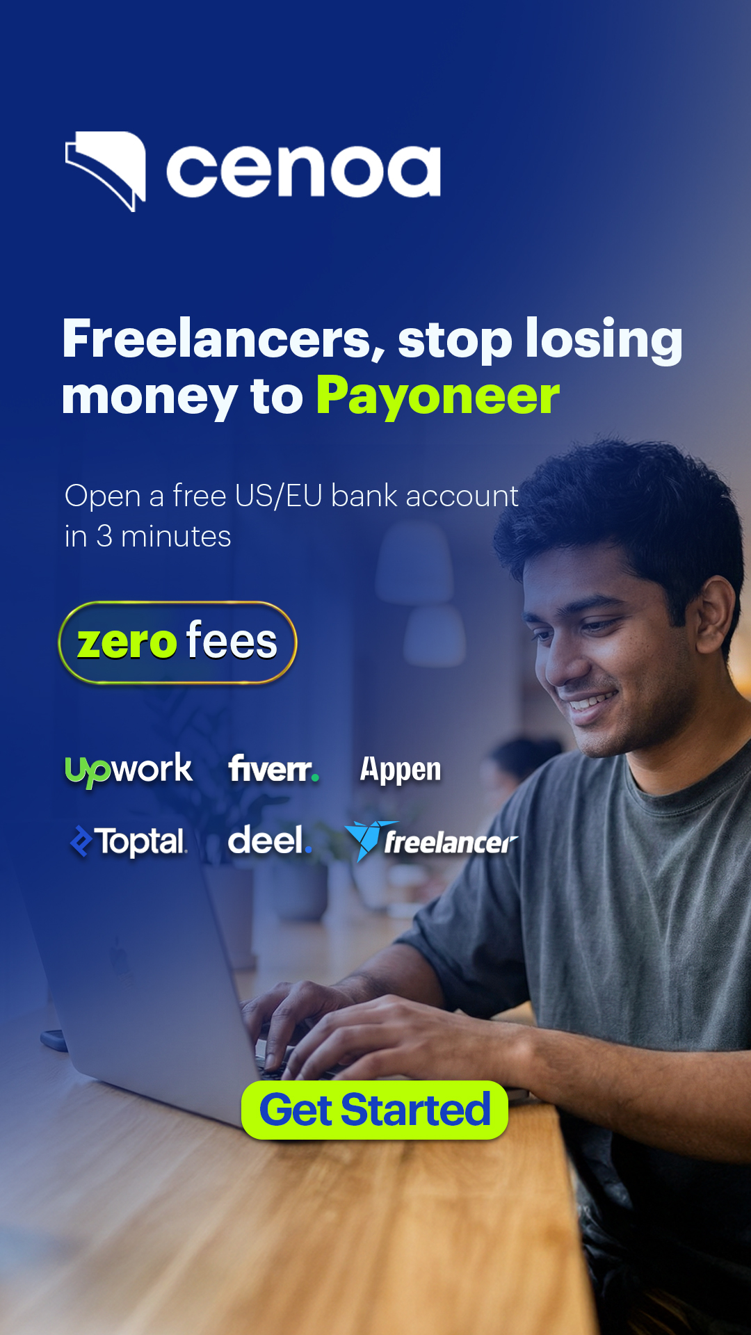 Cenoa Facebook ad from Apr 3, 2026