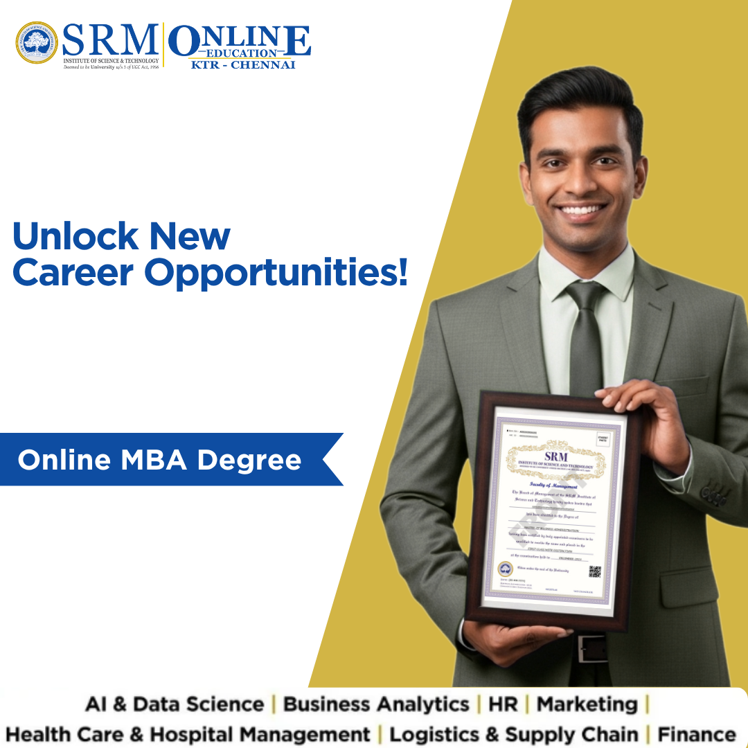 SRM Online Education Facebook ad