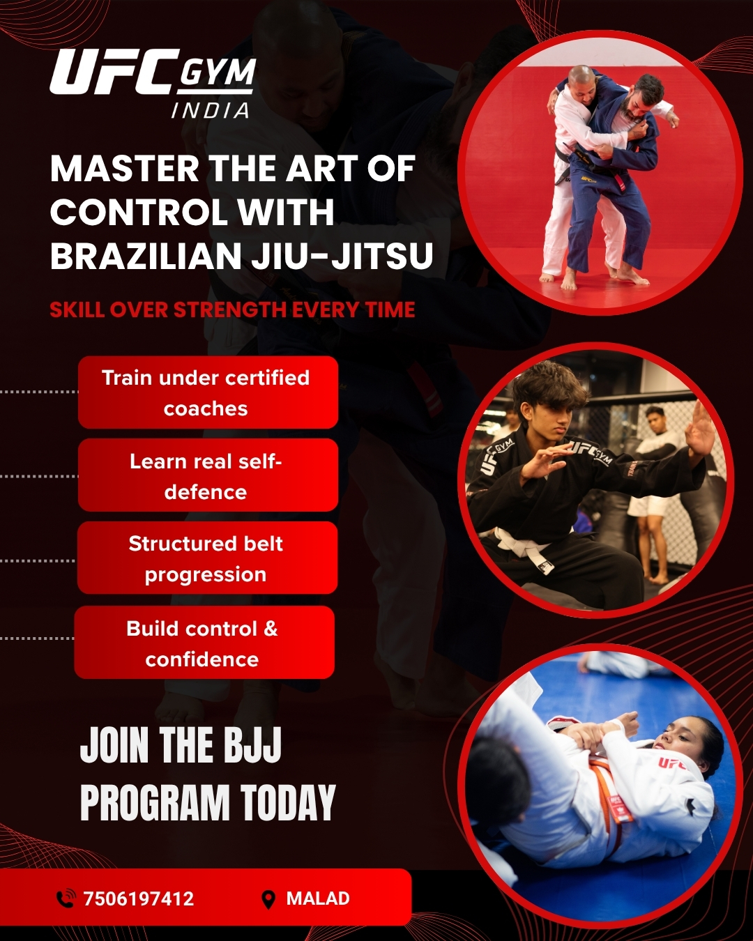 UFC GYM Malad Facebook ad: Ever wanted to learn Brazilian Jiu-Jitsu?