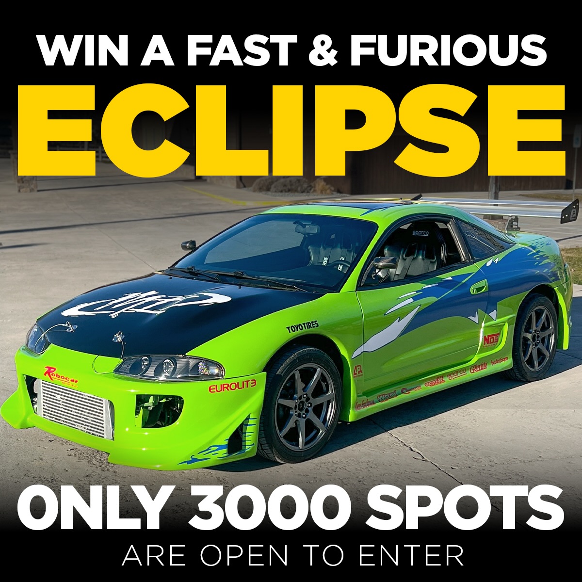 ZeroSixty Fantasy Car Giveaway Facebook ad