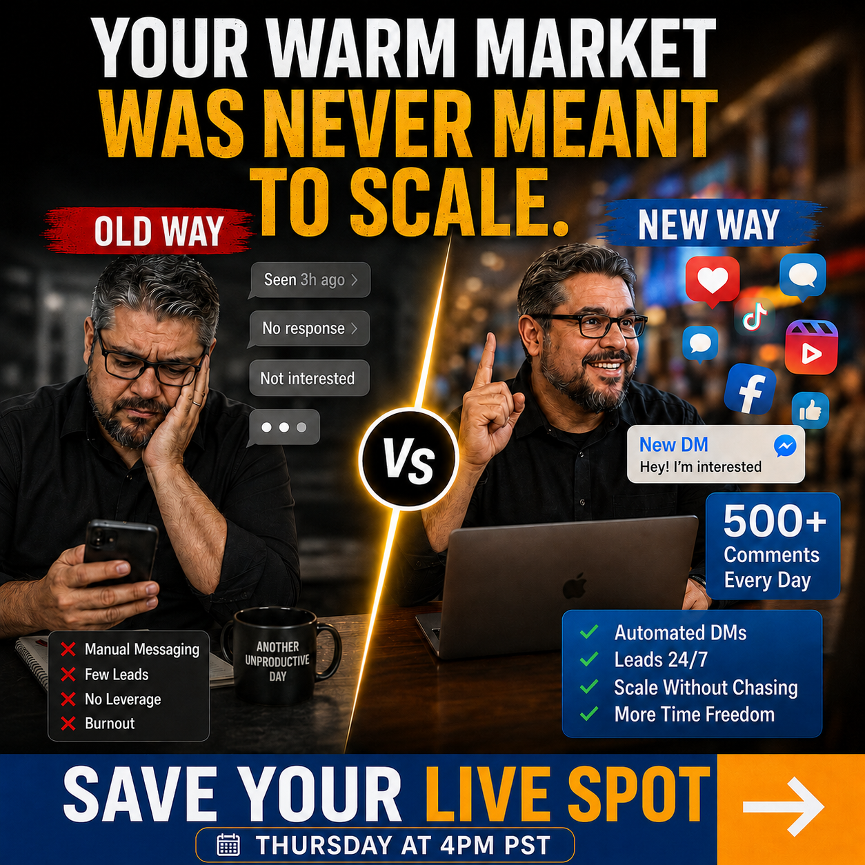 Attraction Marketing Facebook ad