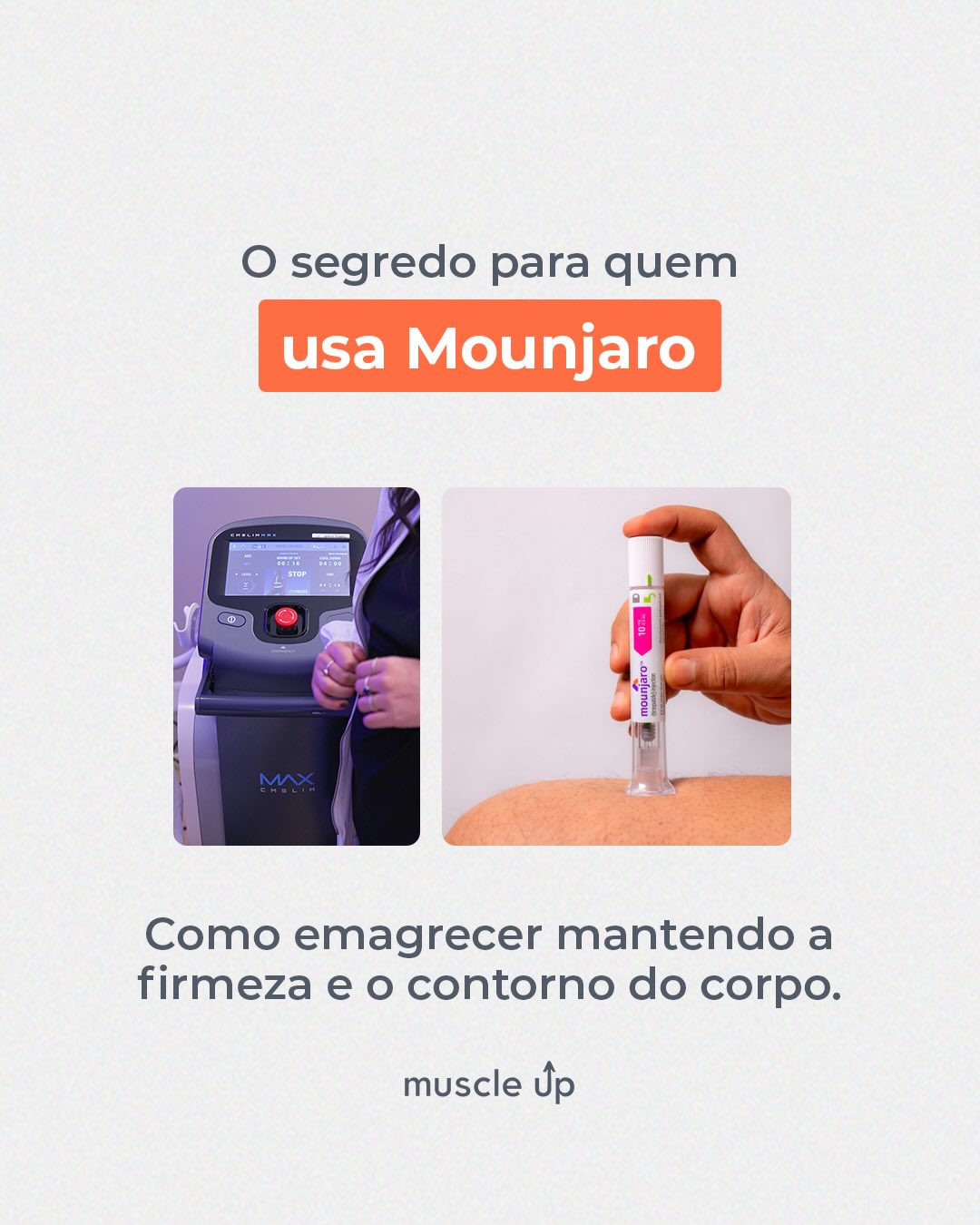 Muscle Up Facebook ad: O Mounjaro é uma ferramenta incrível, mas ele…