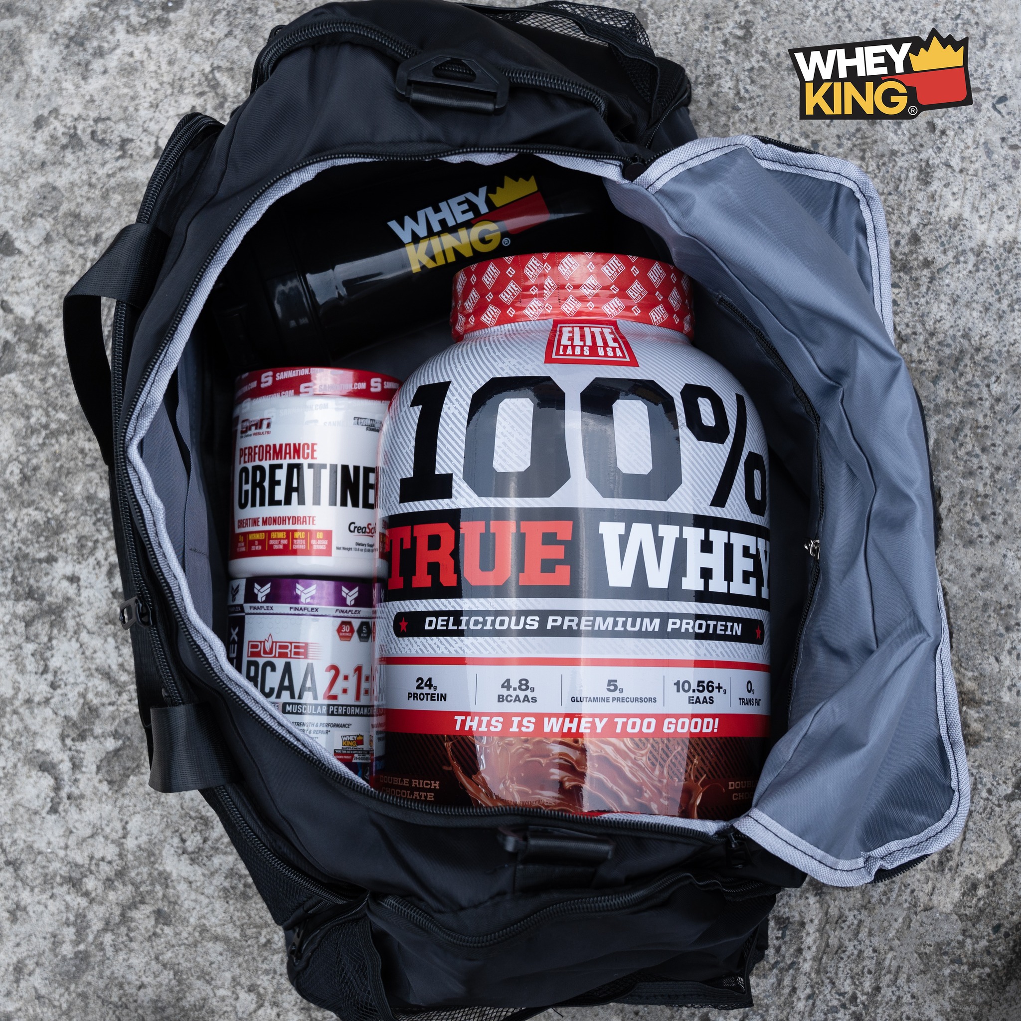 Whey King Supplements Paseo Makati Facebook ad: No excuses, just results.