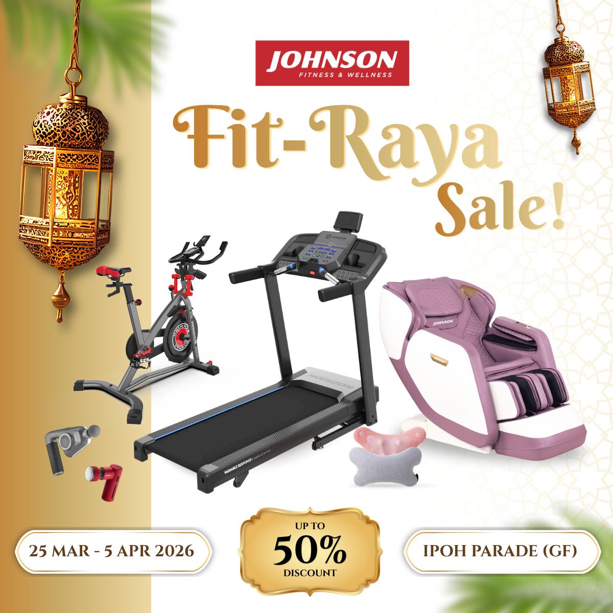 Johnson Fitness Malaysia Facebook ad: Get ready, Ipoh!