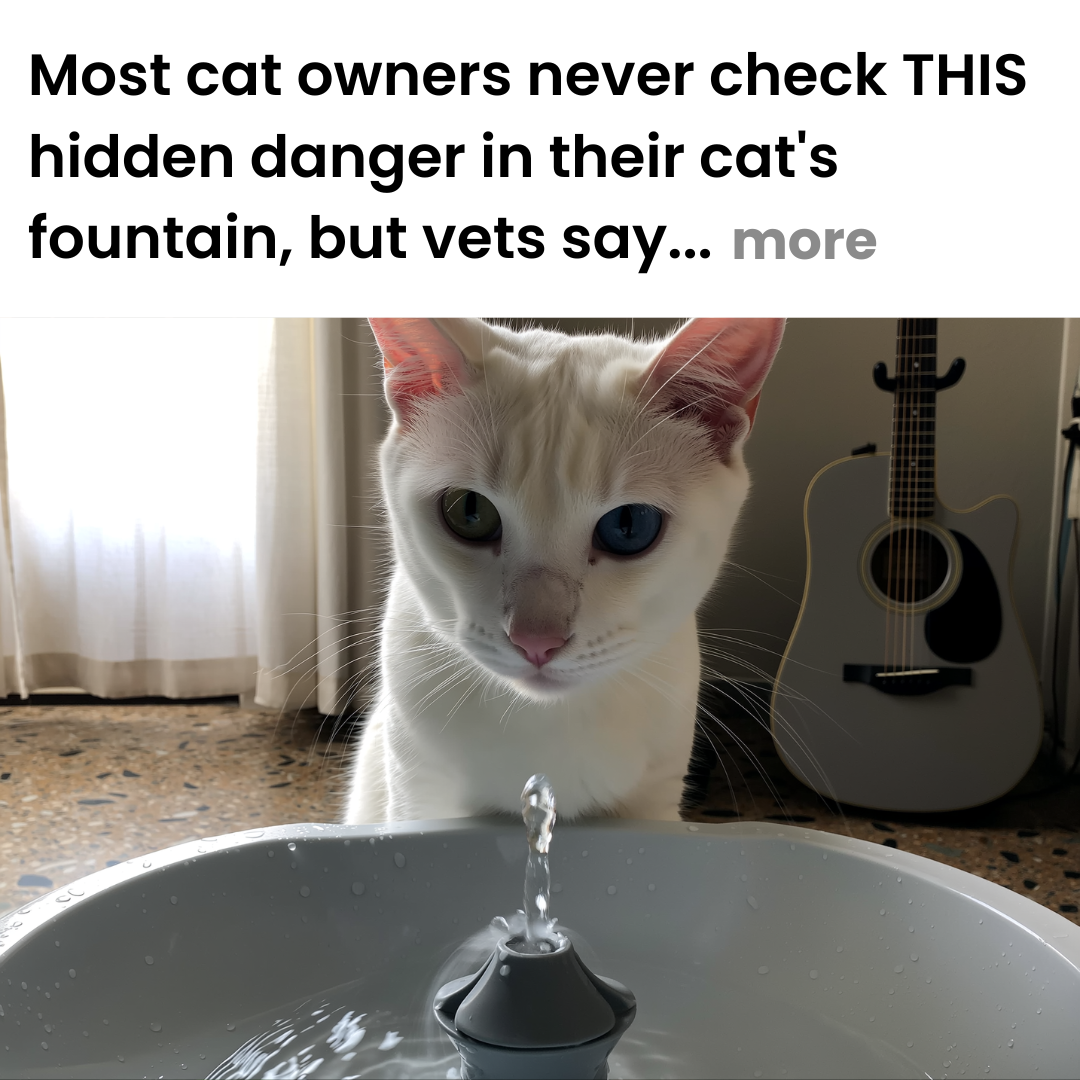 Sarah's Cat Diary Facebook ad: Read If You Own A Cat Water Fountain