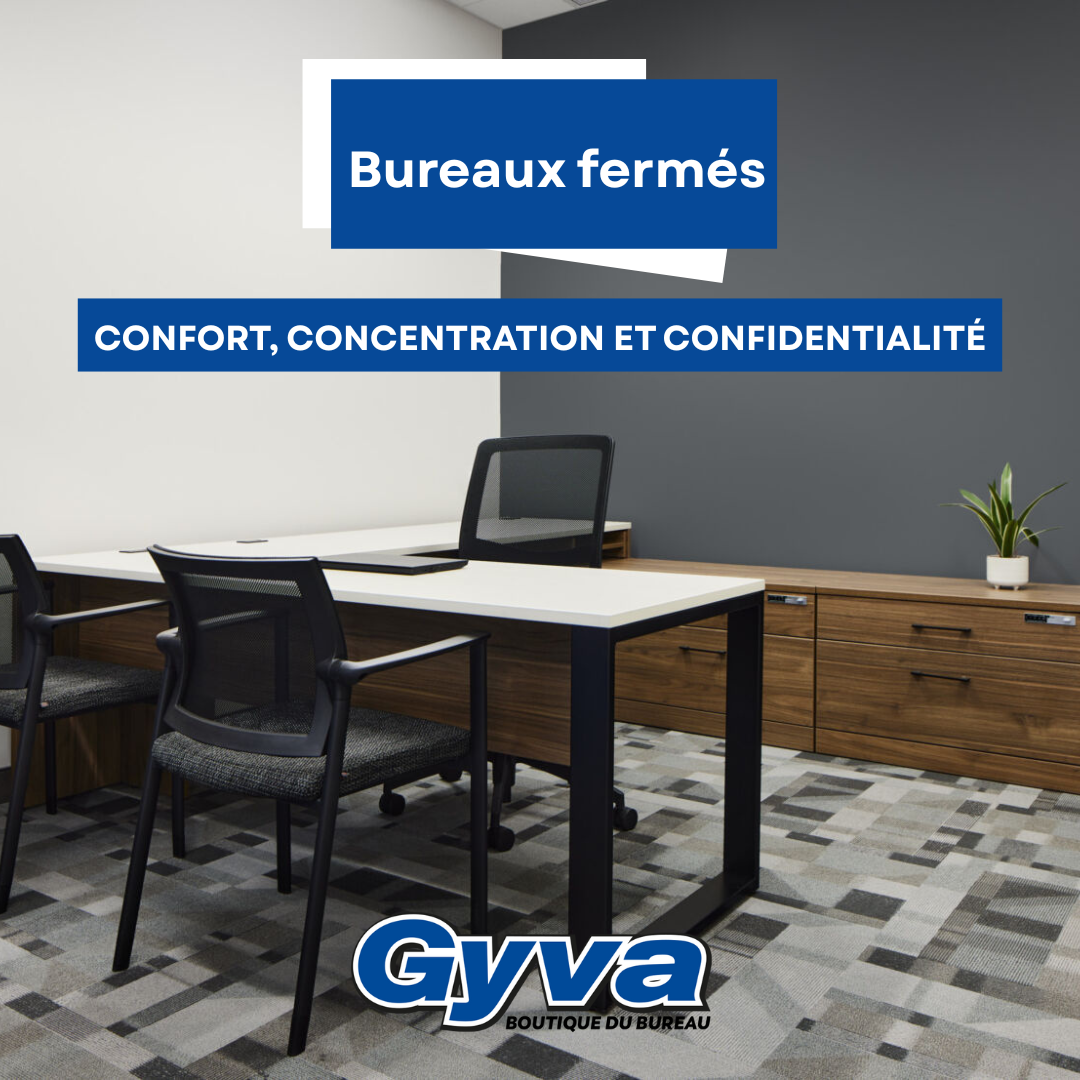 Gyva, boutique du bureau Facebook ad: Transformez votre environnement de travail avec Gyva.
