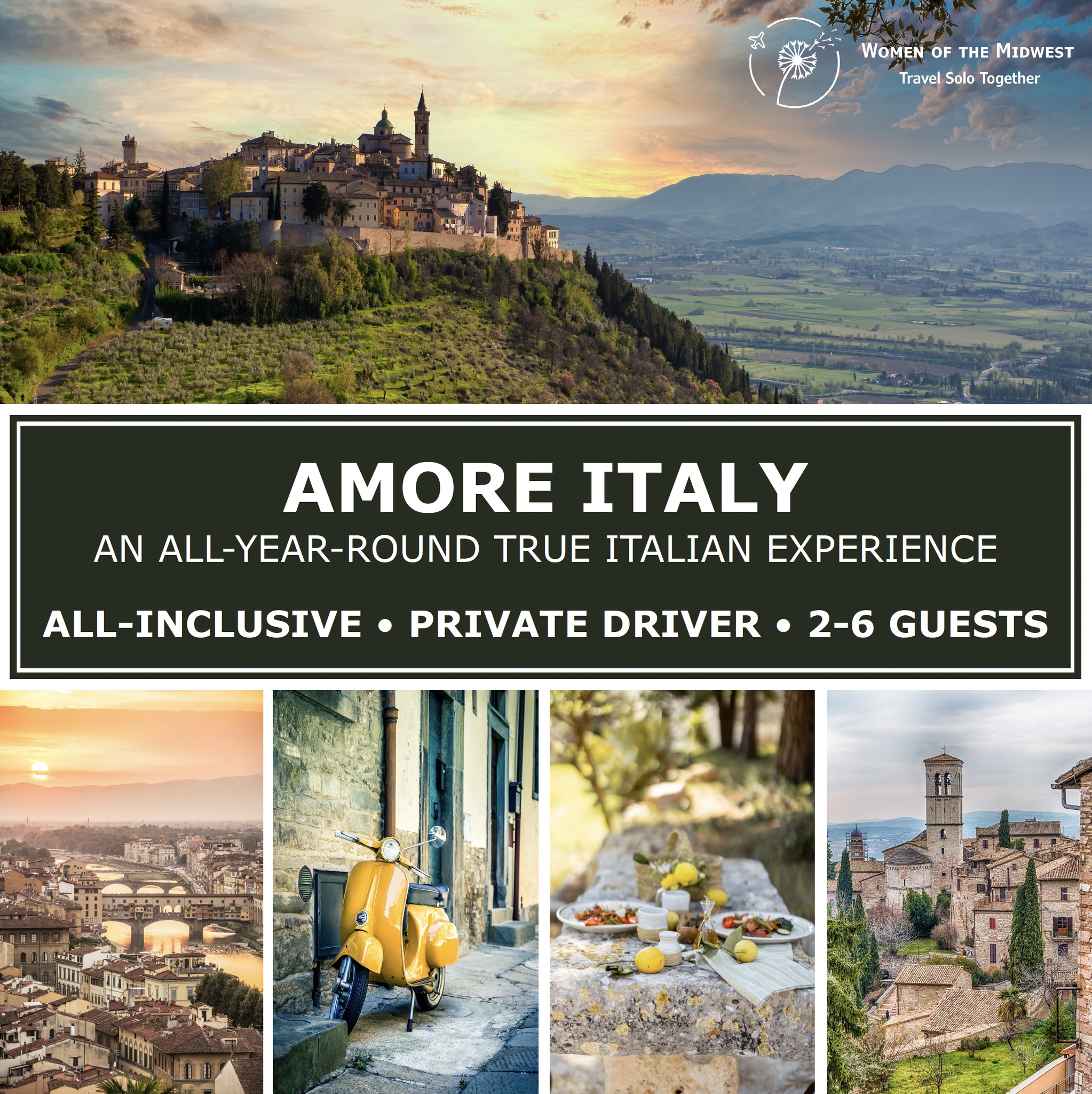 Women of the Midwest Facebook ad: Amore Italy