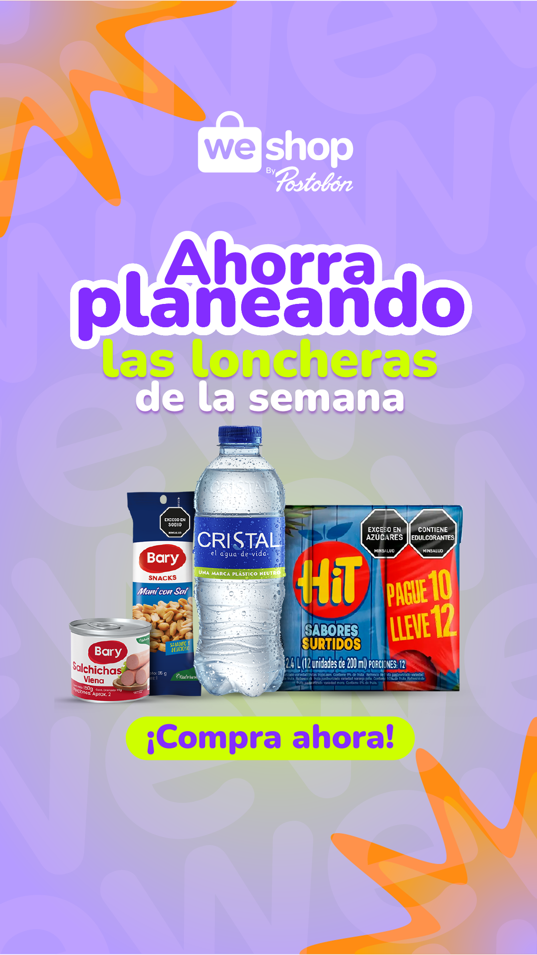 WeShop Postobón Facebook ad