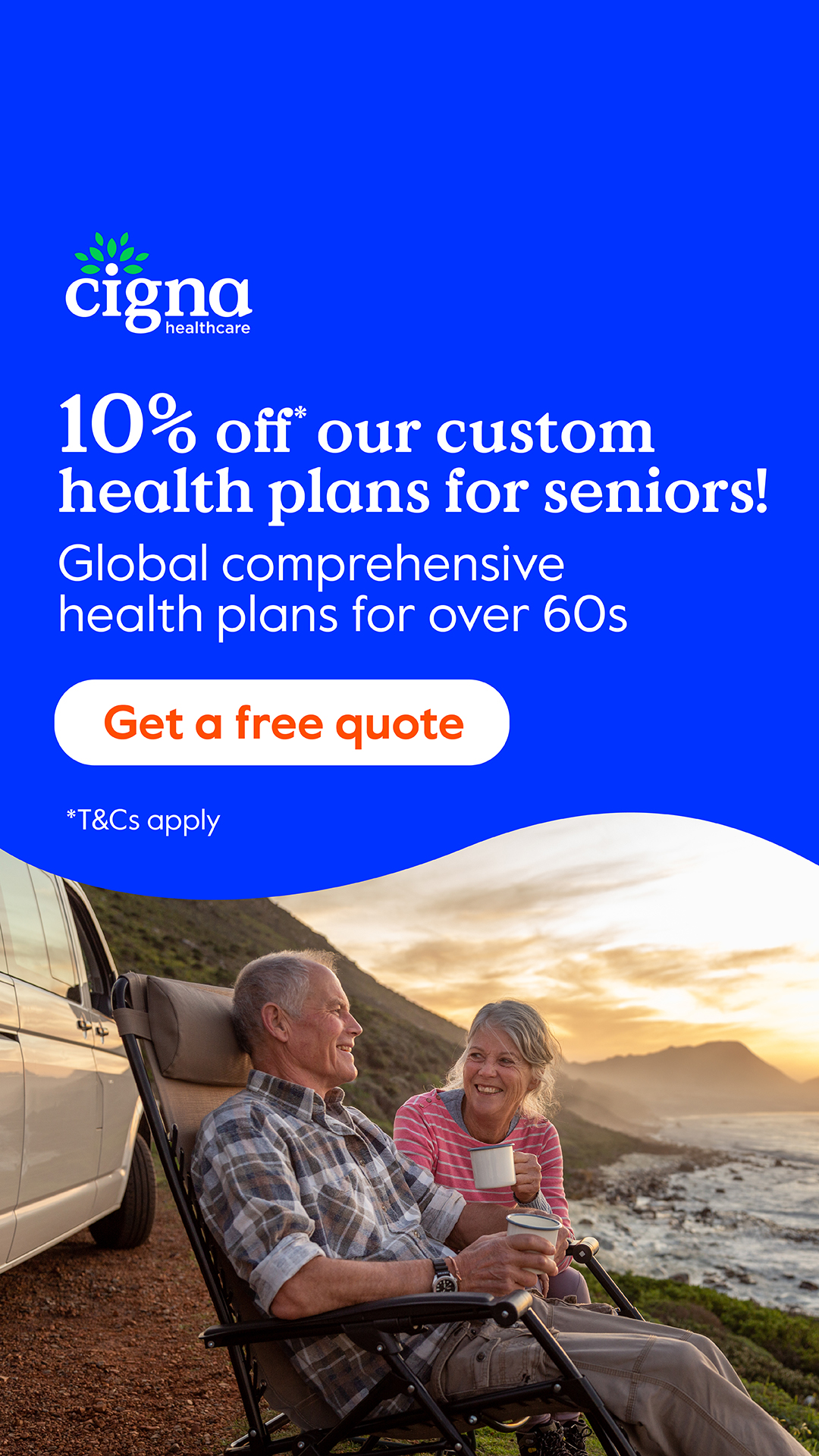 Cigna Healthcare Global Individuals Facebook ad