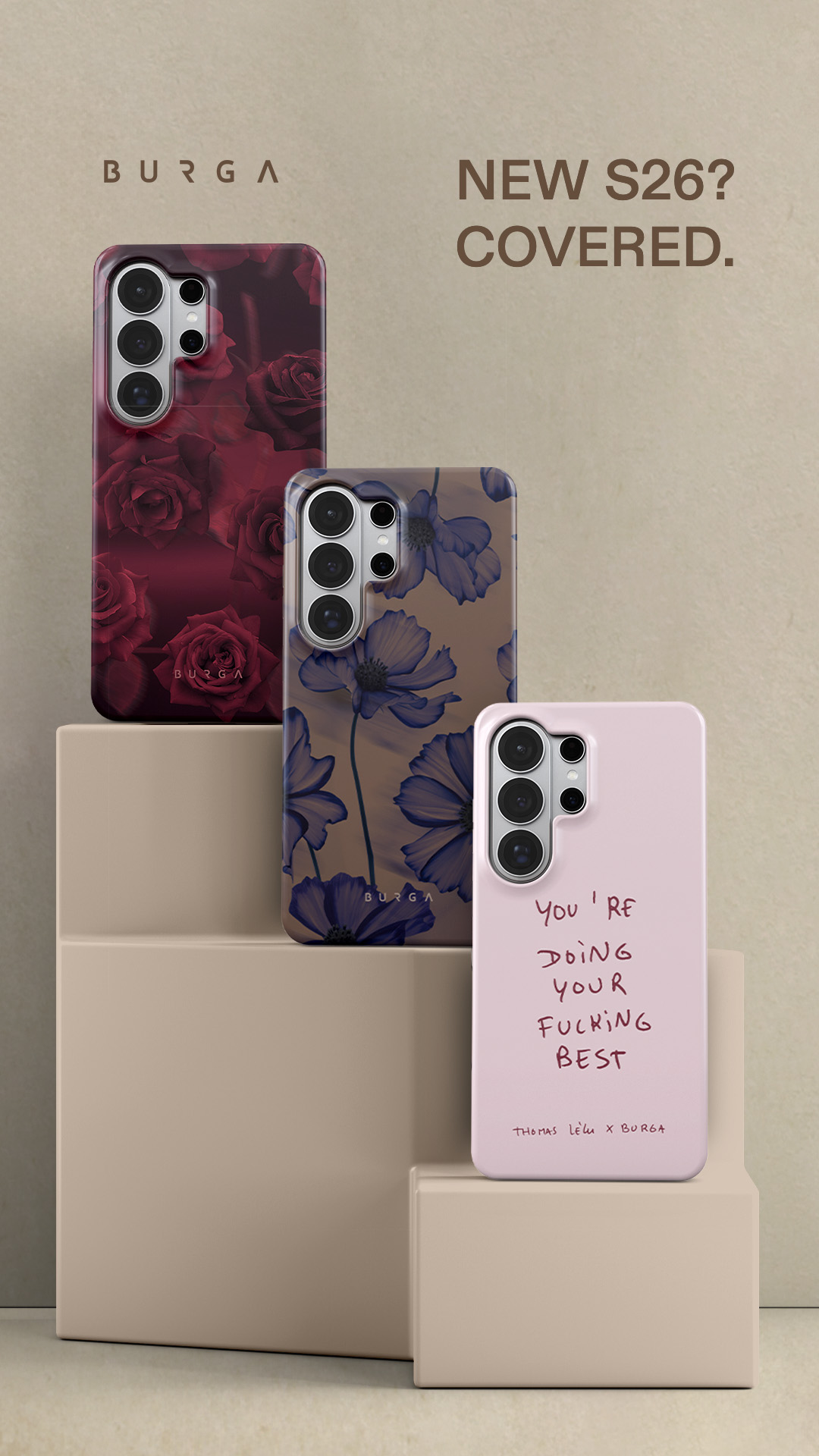 BURGA Cases Facebook ad