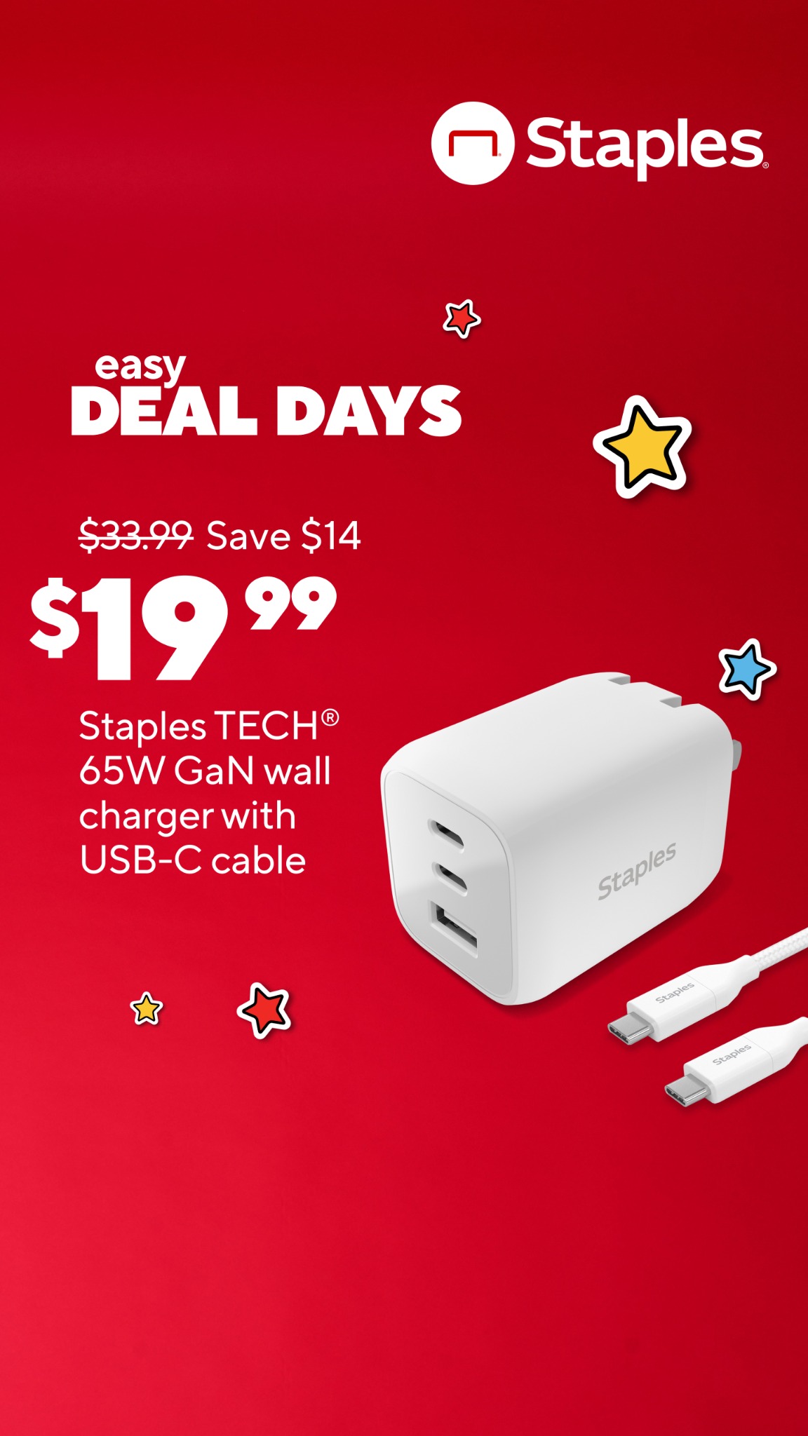 Staples Facebook ad