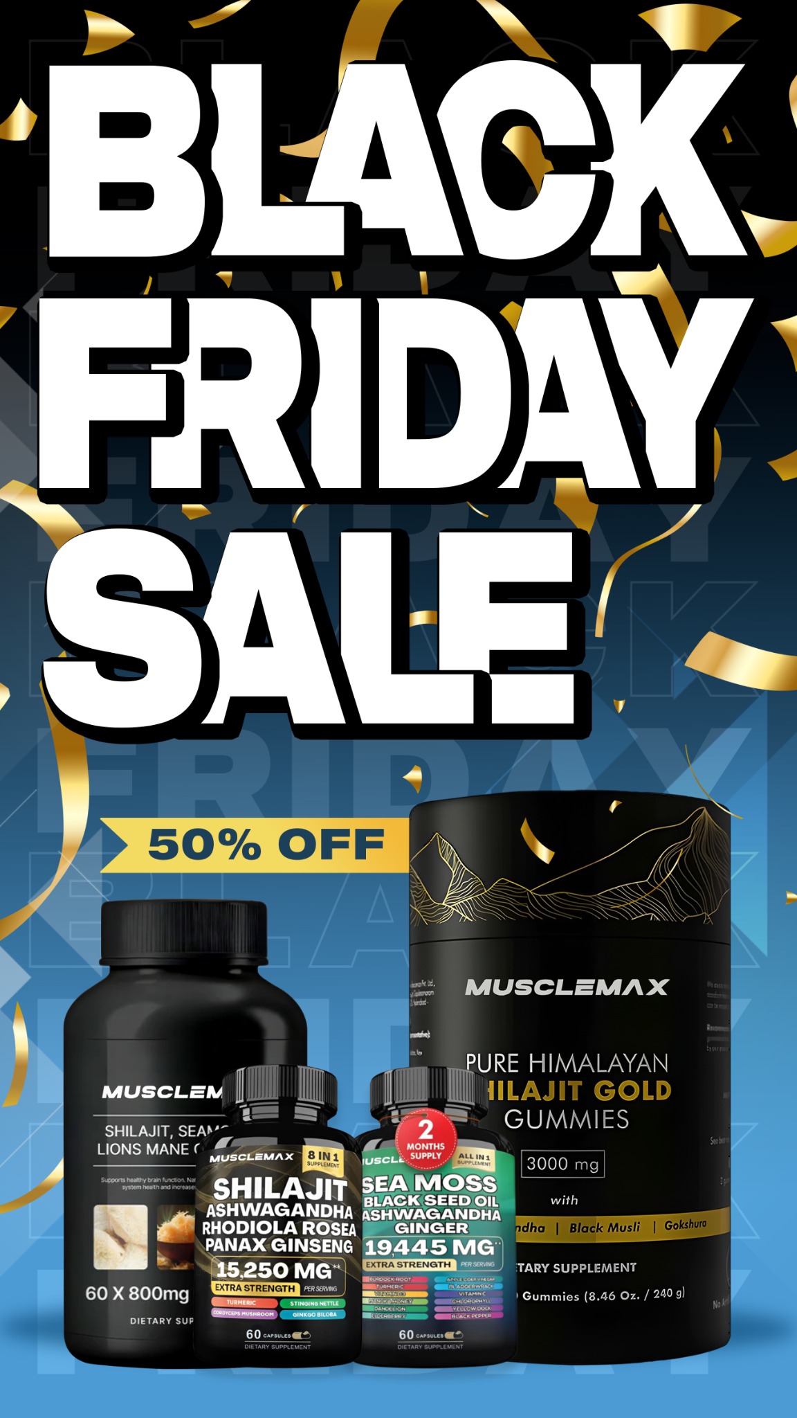 MuscleMax Nutrition Facebook ad
