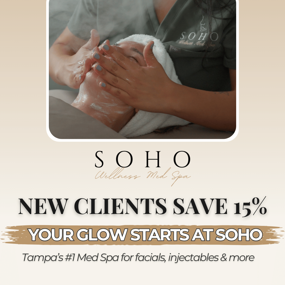 Soho Wellness & Med Spa Facebook ad: Ready for that SOHO glow?