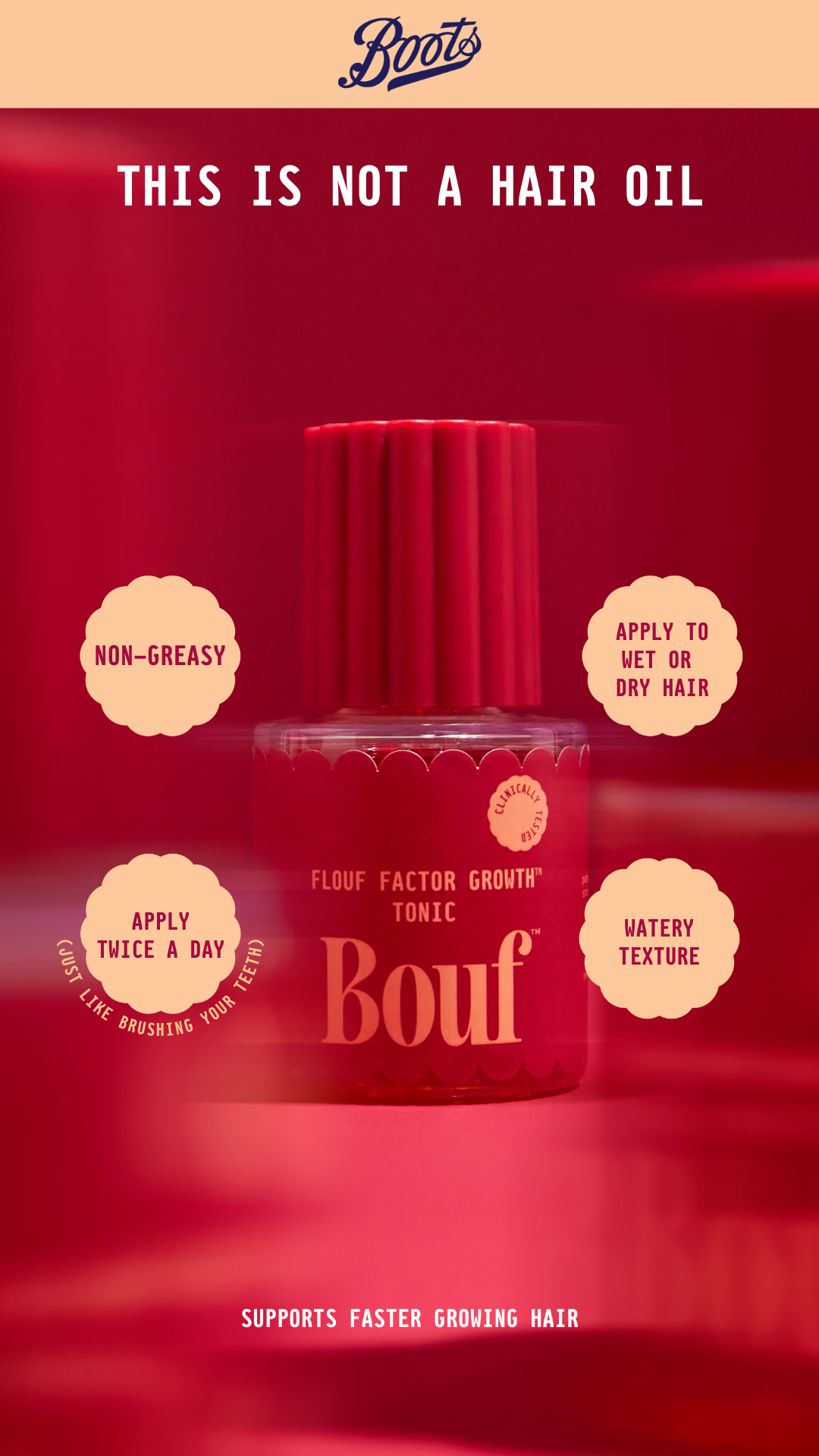 Bouf Haircare Facebook ad