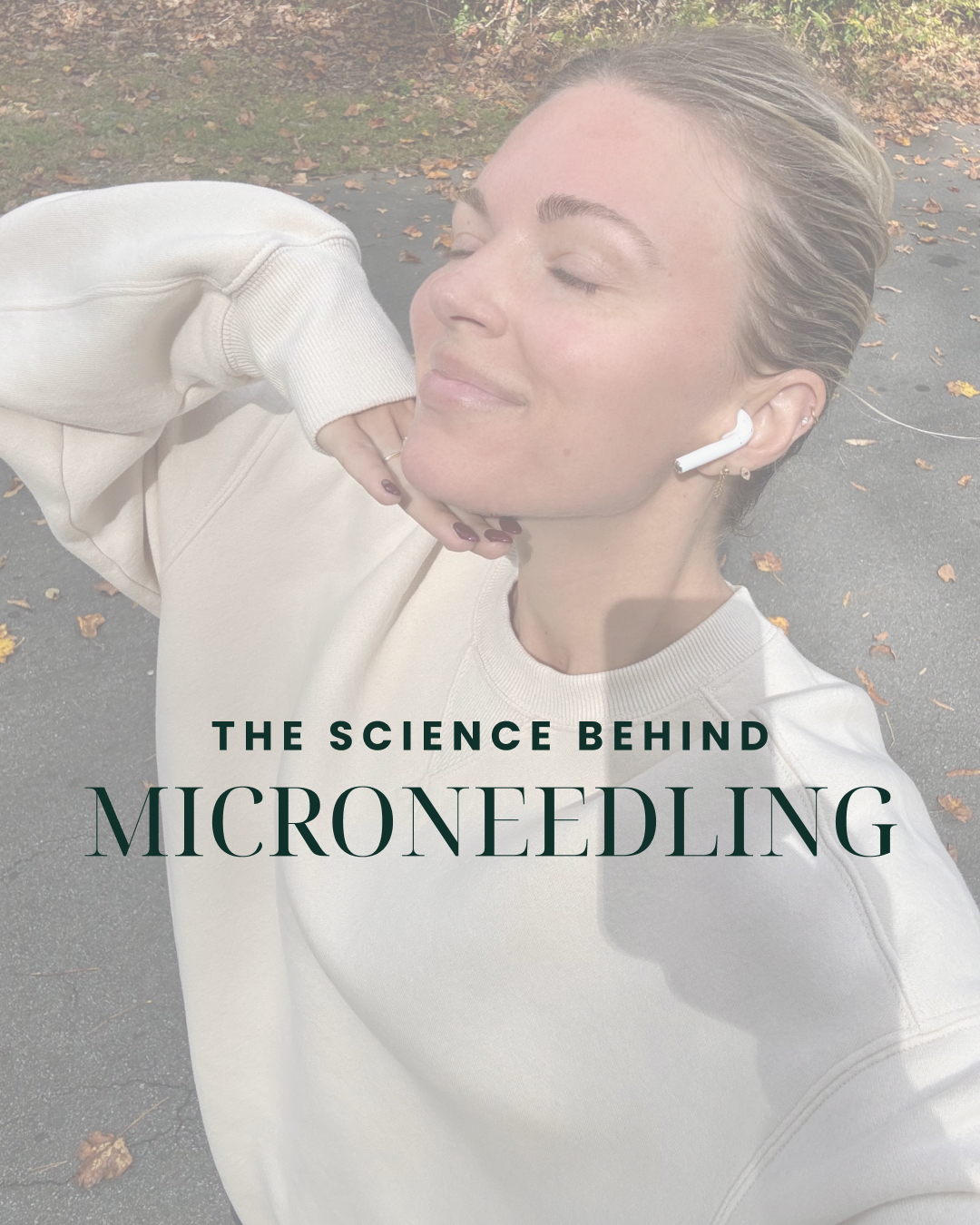 SkinSpirit Skincare Clinic and Spa Facebook ad: Microneedling stimulates collagen to smooth lines, refine…