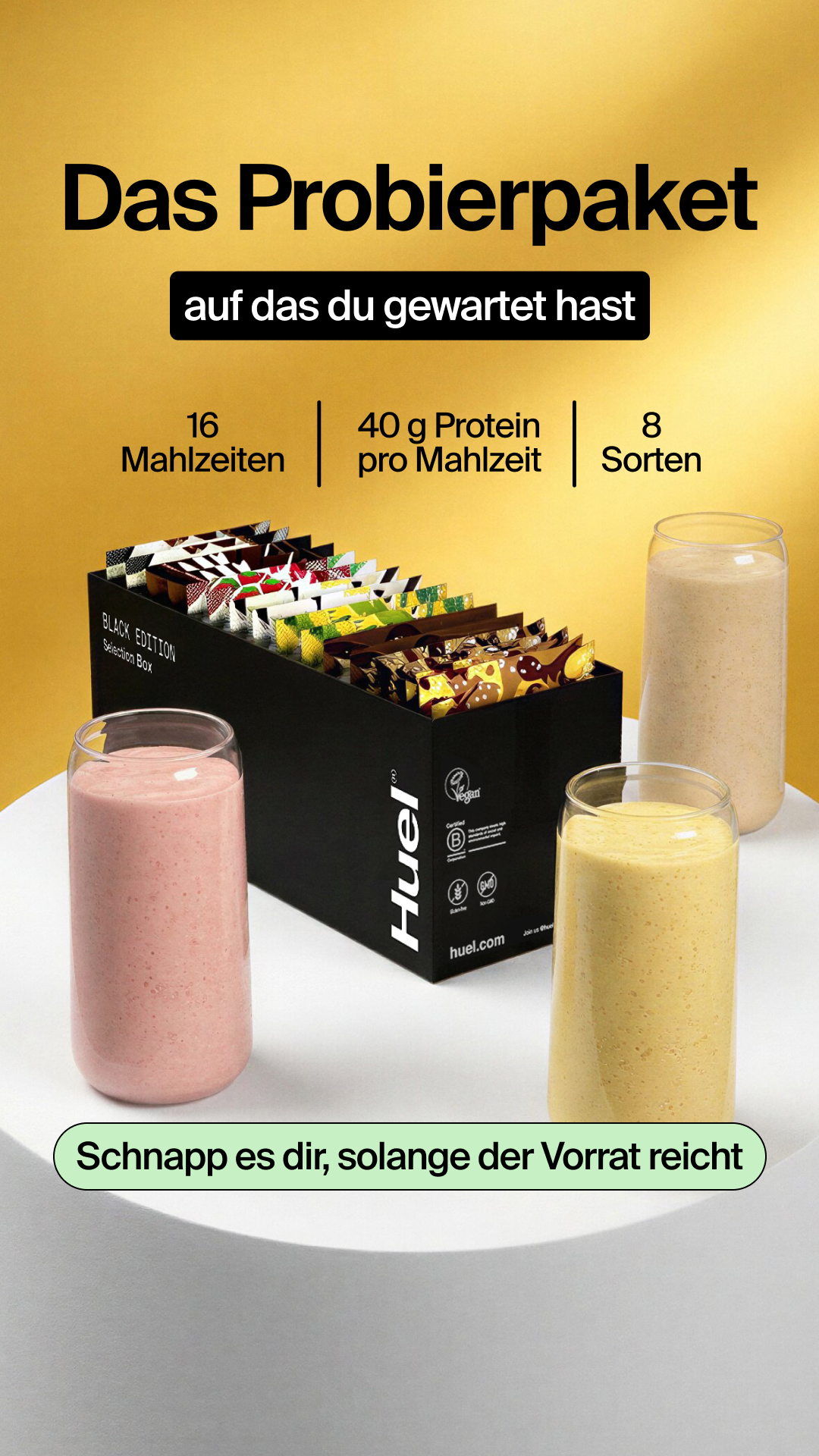 Huel Facebook ad